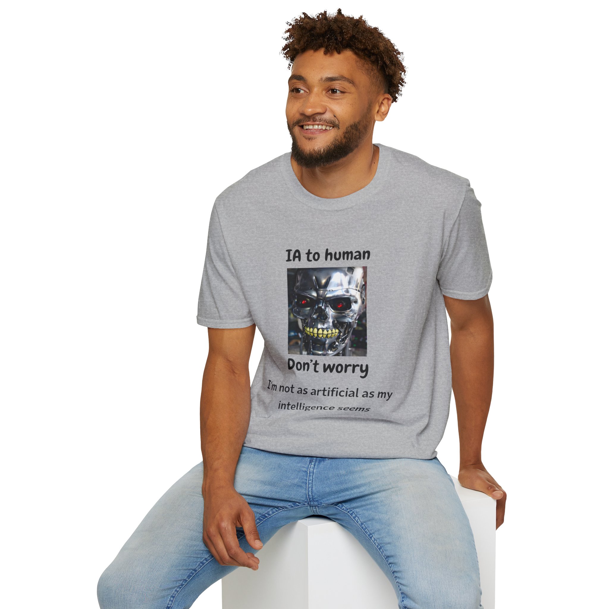 IA to Human Don't Worry — Funny AI Humor T-Shirt for Tech & Developers - Image 53