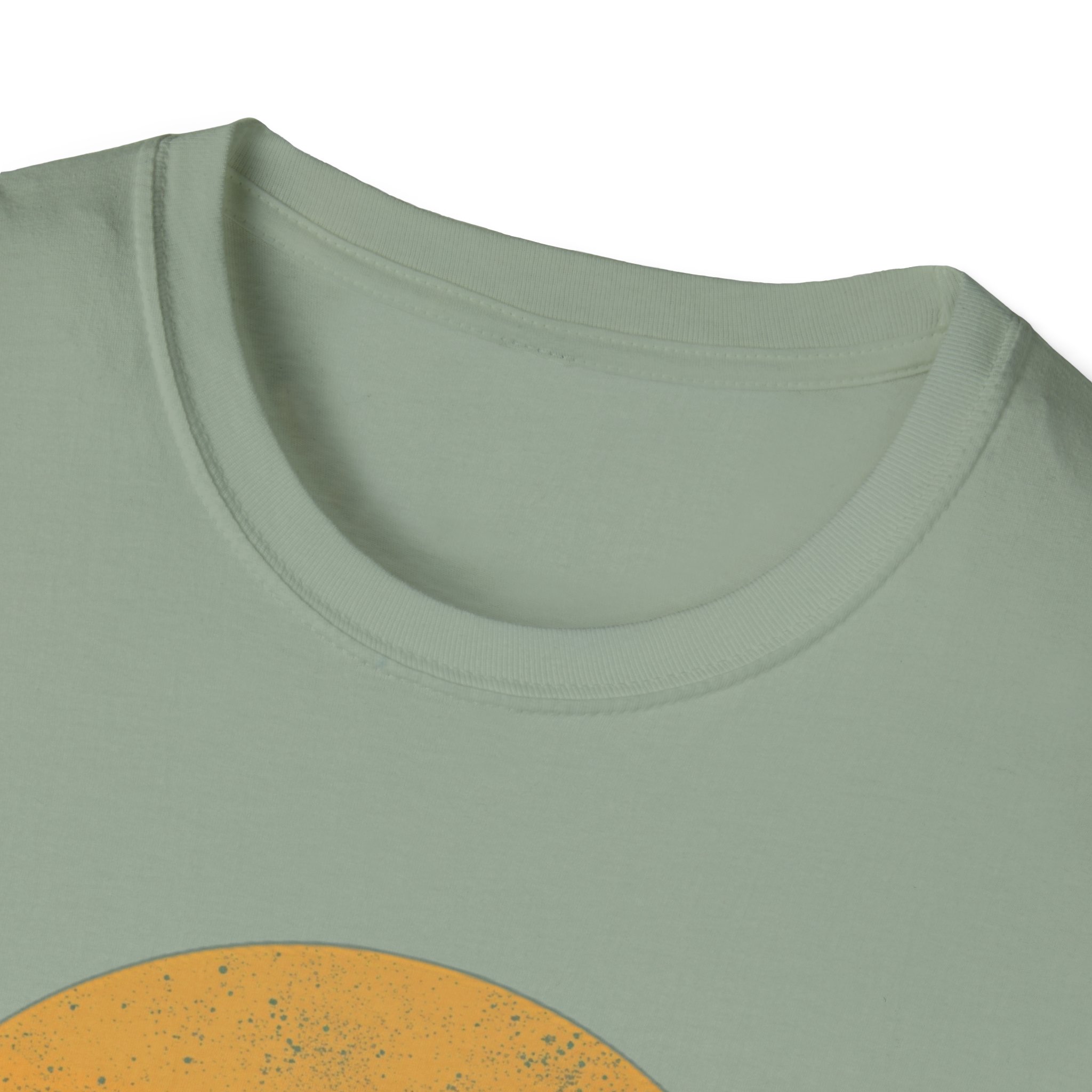 Powered by Neural Nets Retro Sunset Neural Network Tree AI T-Shirt - Image 4
