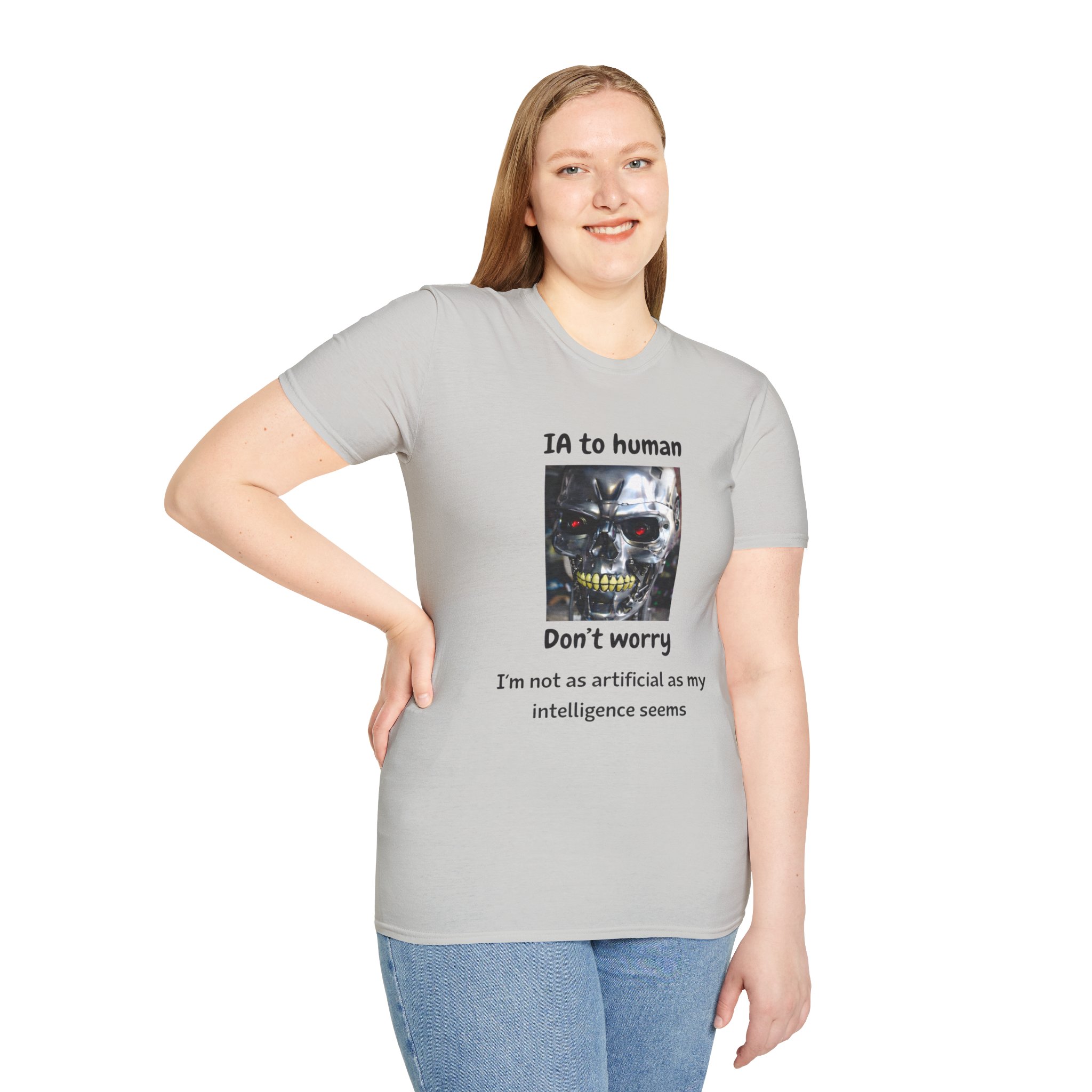 IA to Human Don't Worry — Funny AI Humor T-Shirt for Tech & Developers - Image 38