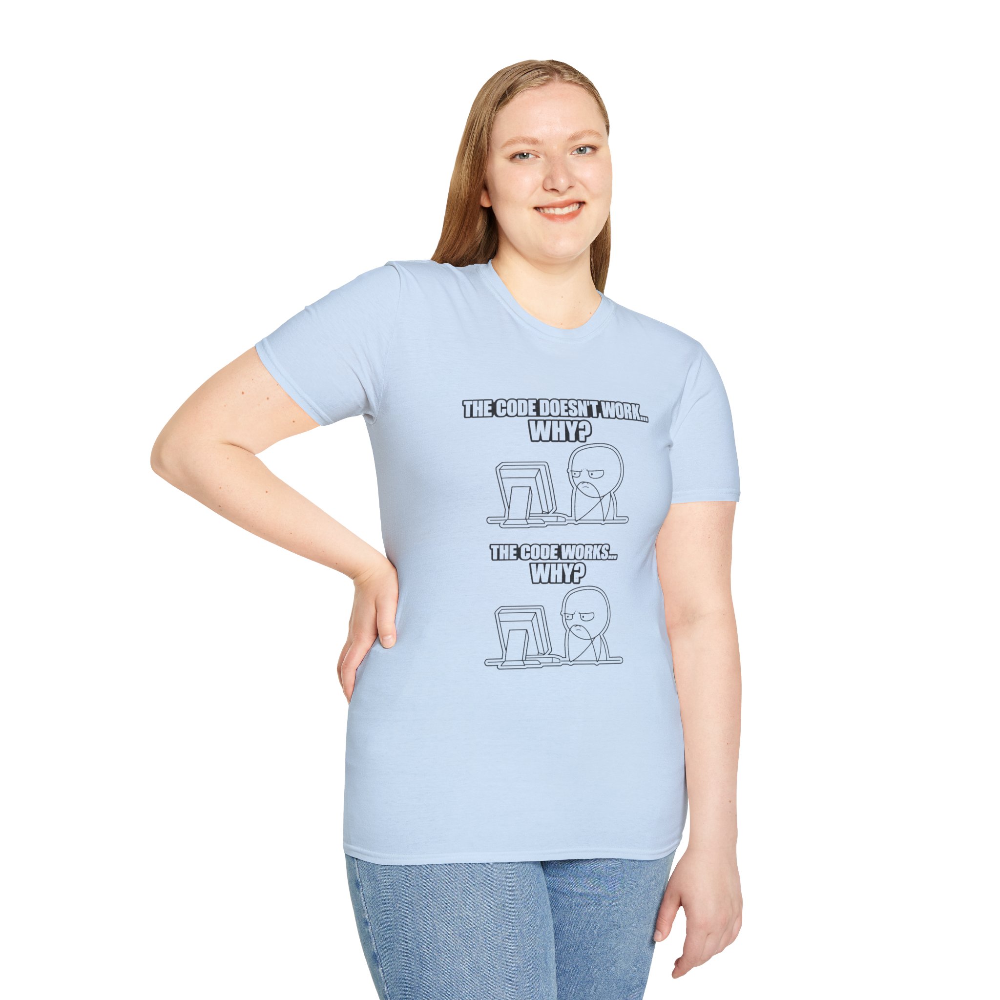 Now That Is a Powerful Cat — Funny AI Meme T-Shirt for Tech Nerds - Image 104