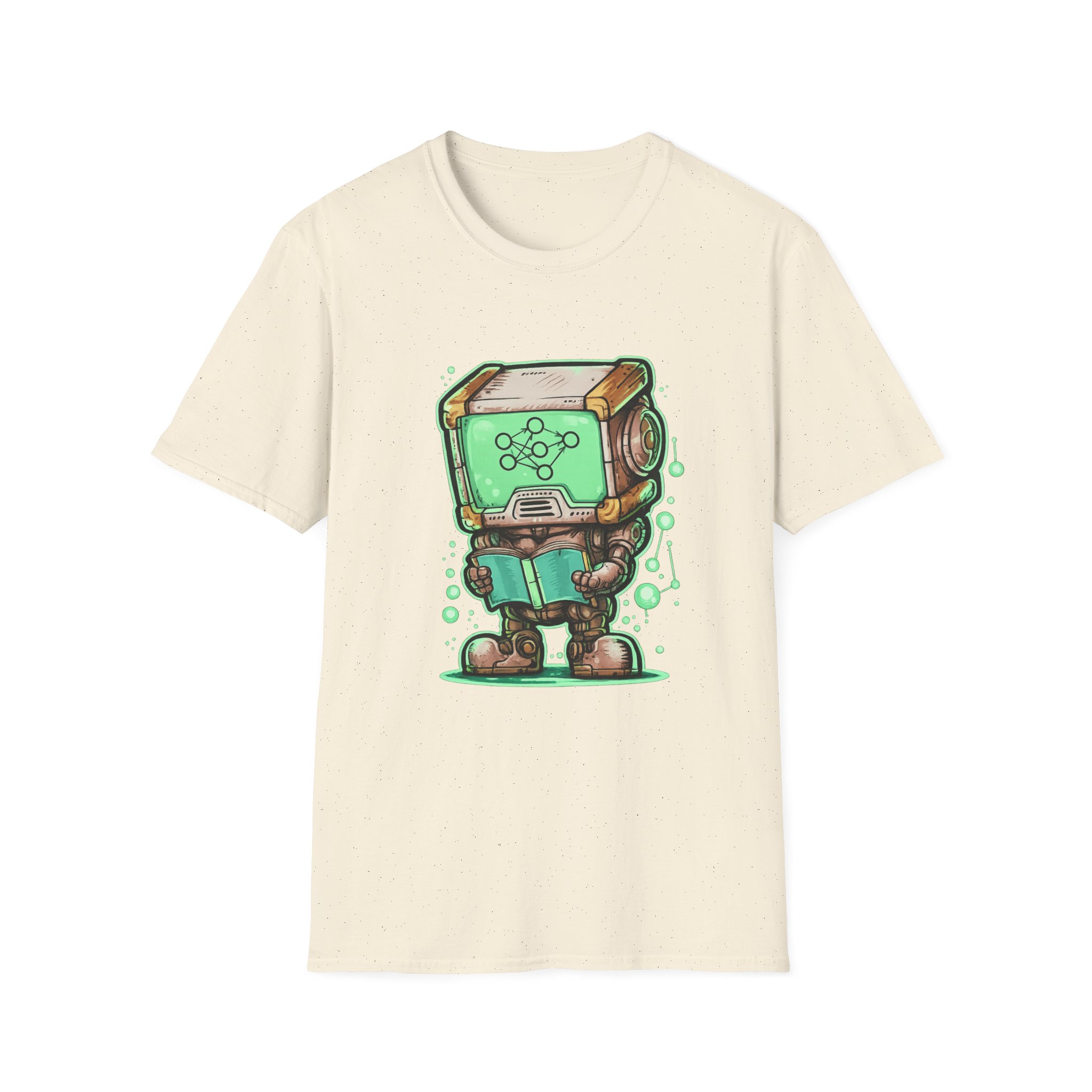 AI Robot Reading Tee | Neural Network Shirt for ML Engineers - Image 46