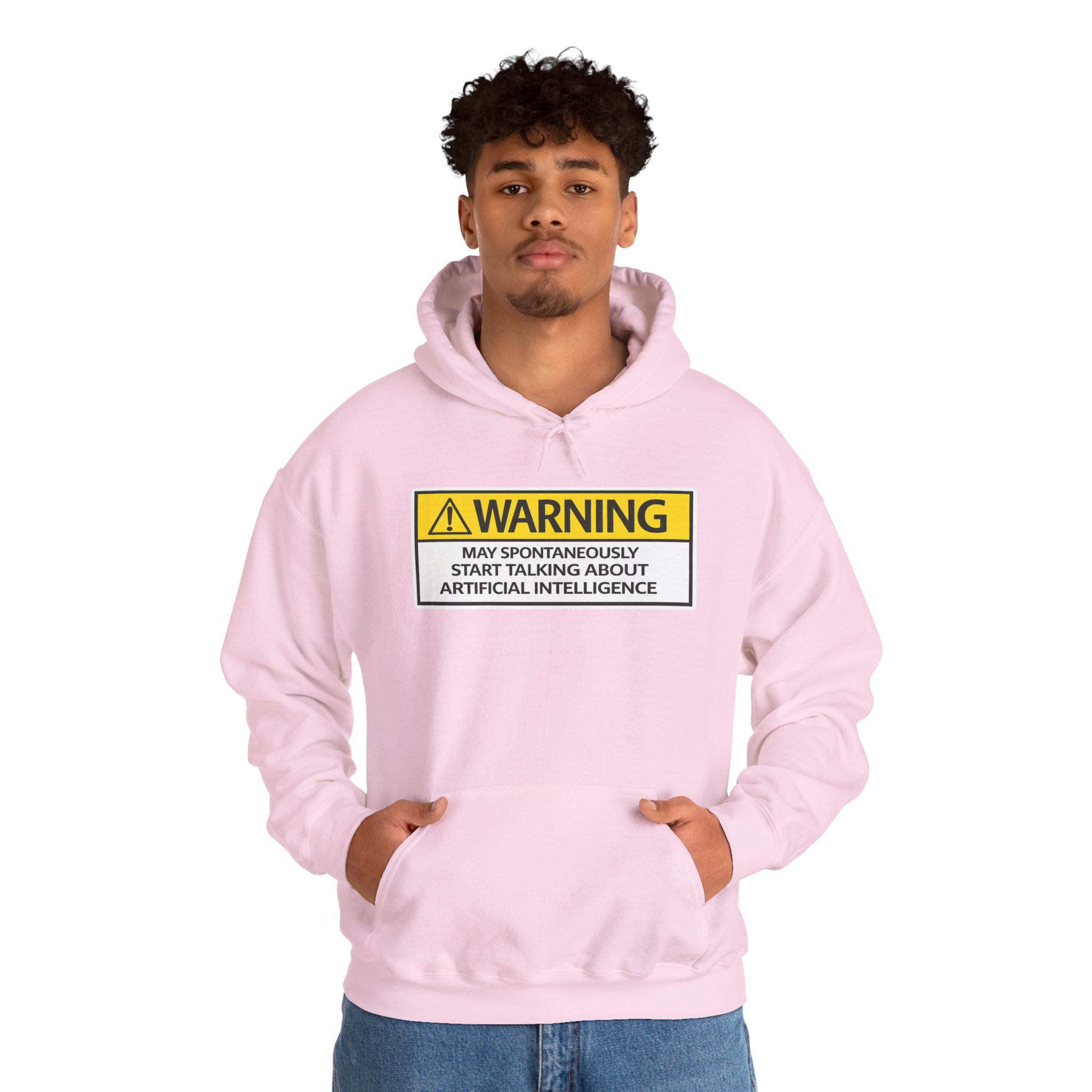 Warning May Talk About AI Hoodie | Funny Artificial Intelligence Sweatshirt - Image 80