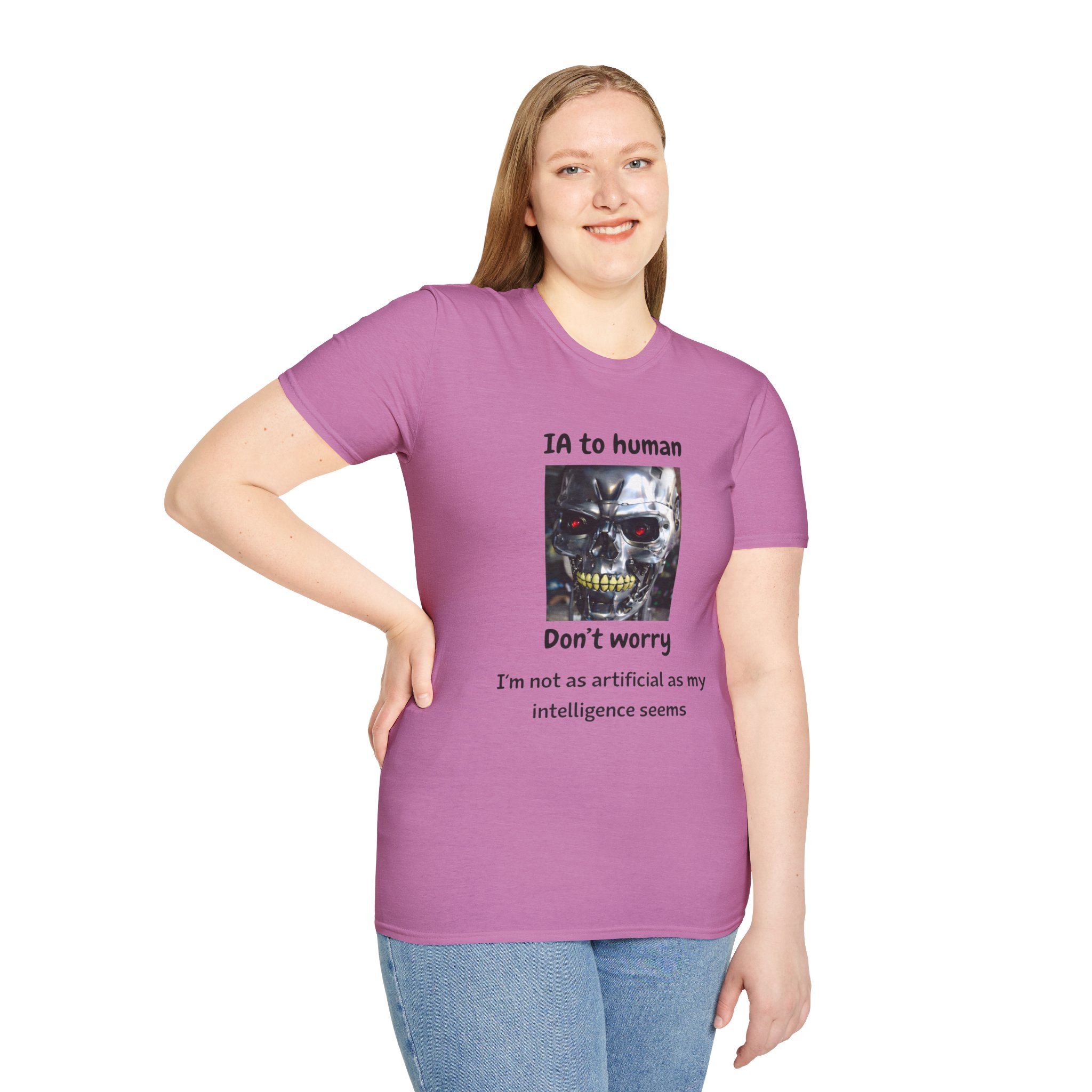 IA to Human Don't Worry — Funny AI Humor T-Shirt for Tech & Developers - Image 104