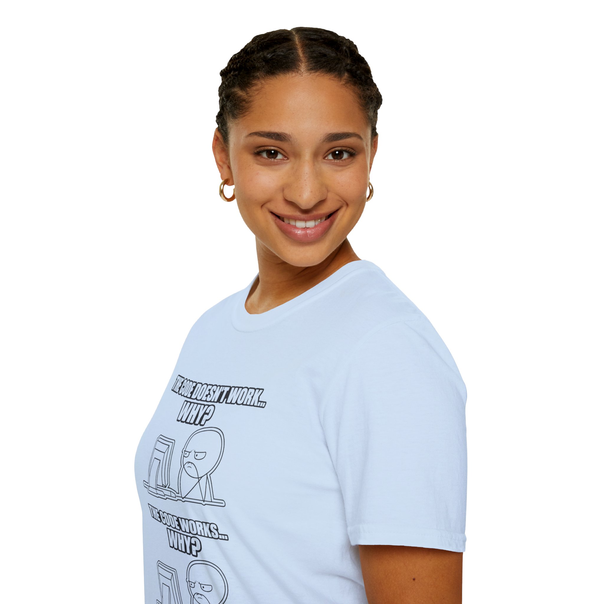 Now That Is a Powerful Cat — Funny AI Meme T-Shirt for Tech Nerds - Image 106