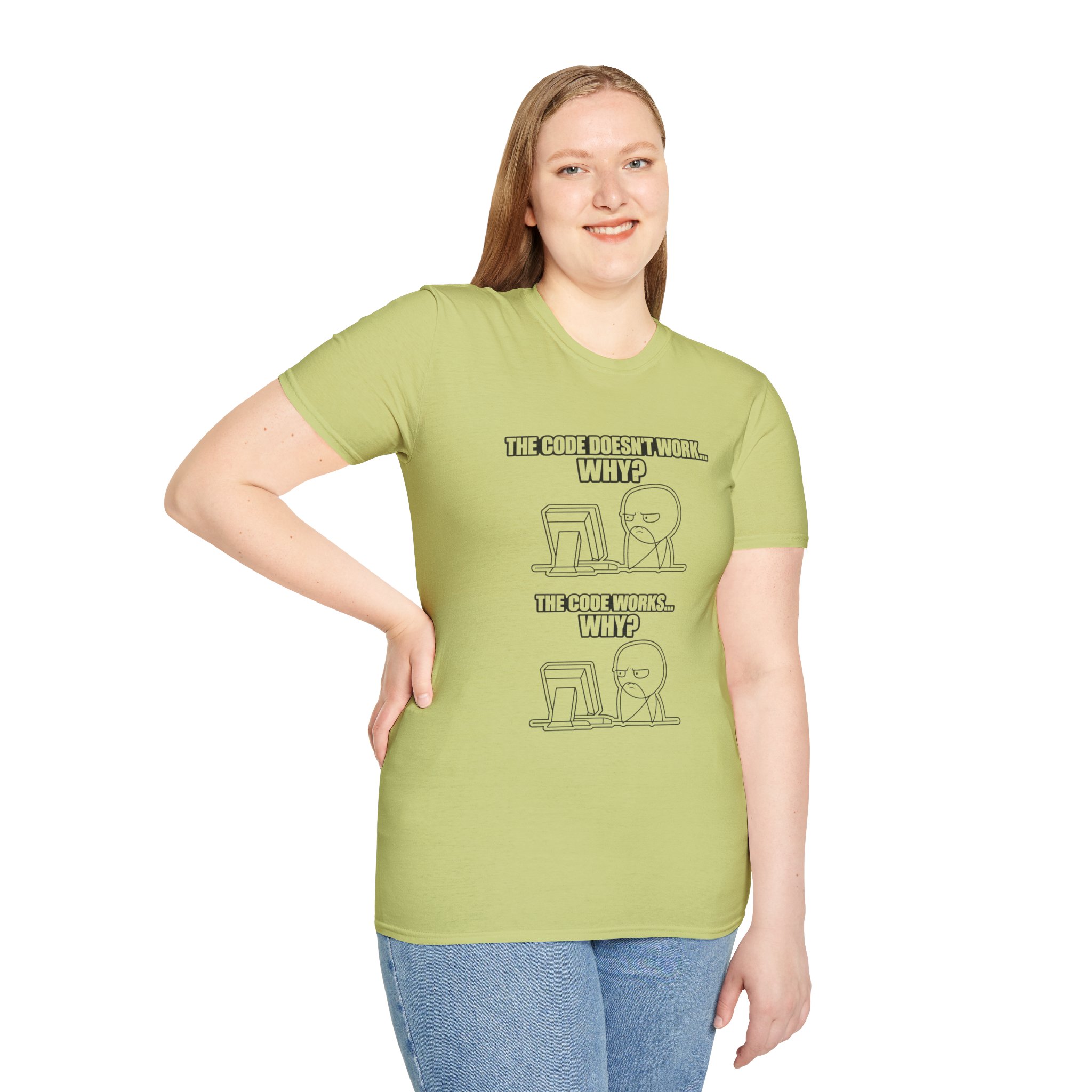 Now That Is a Powerful Cat — Funny AI Meme T-Shirt for Tech Nerds - Image 159