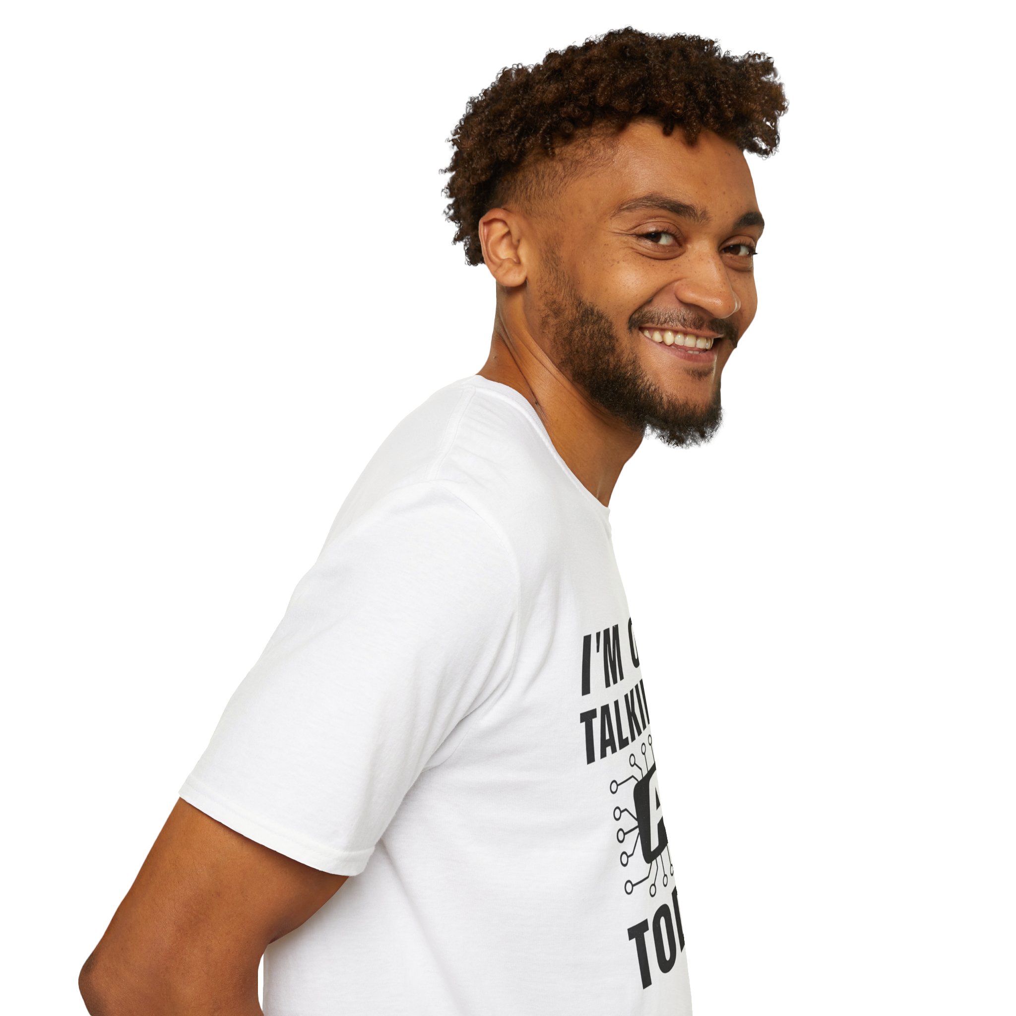 I'm Only Talking to AI Today Tee | Funny Introvert Tech Shirt - Image 13