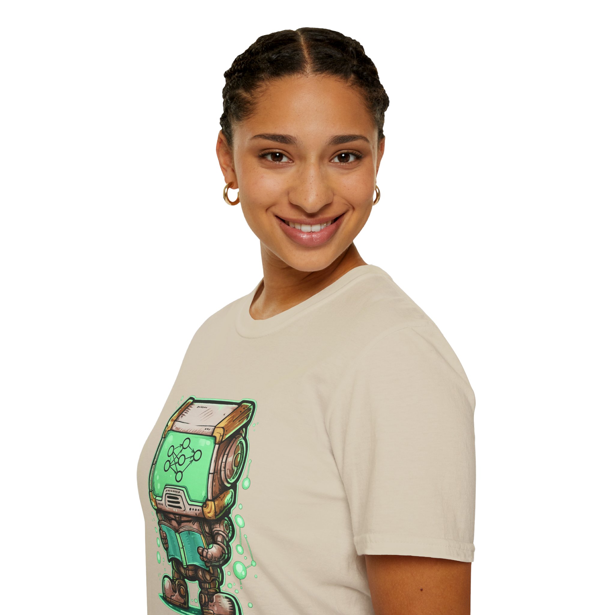 AI Robot Reading Tee | Neural Network Shirt for ML Engineers - Image 32