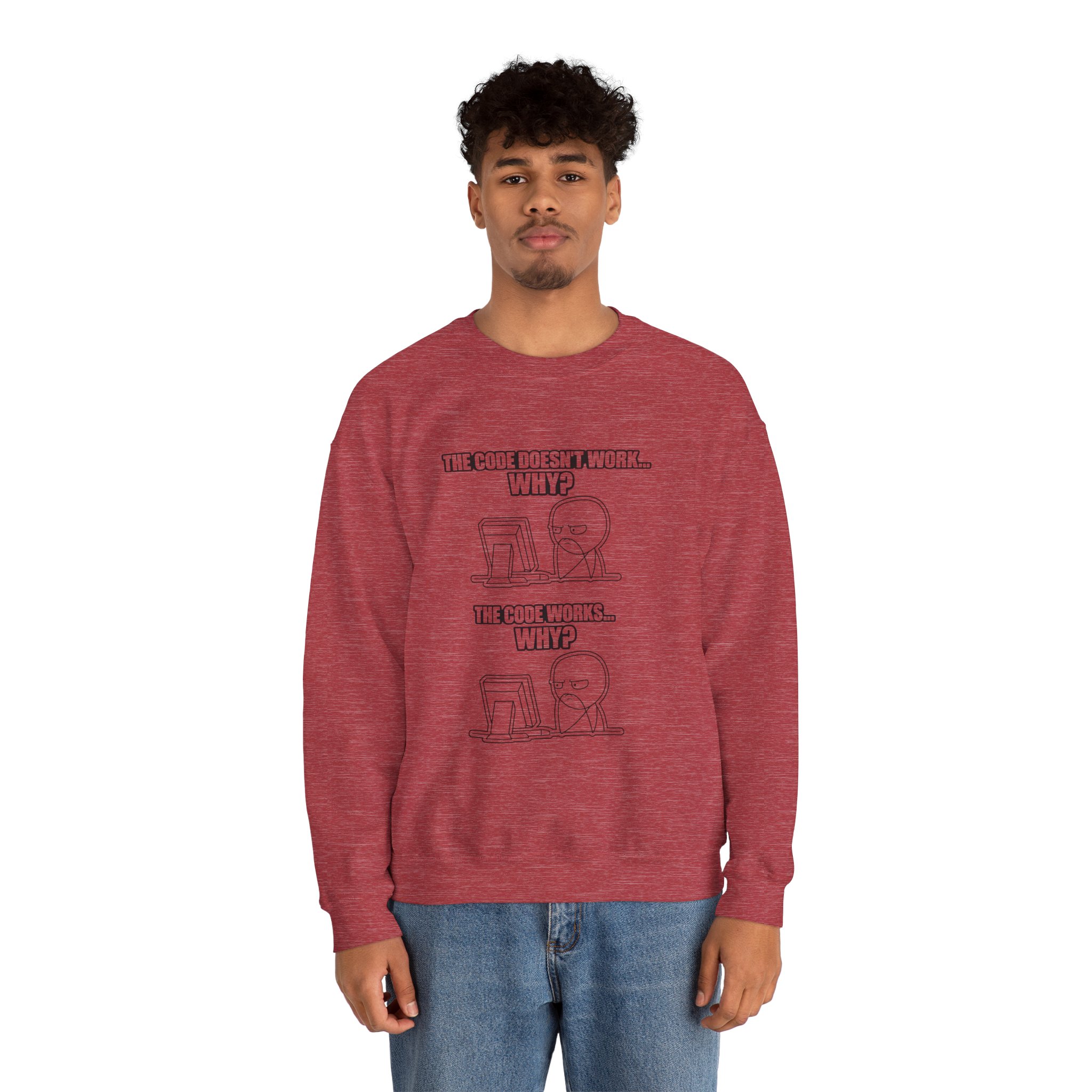 Now That Is a Powerful Cat — AI Meme Sweatshirt for Developers & Tech Fans - Image 86