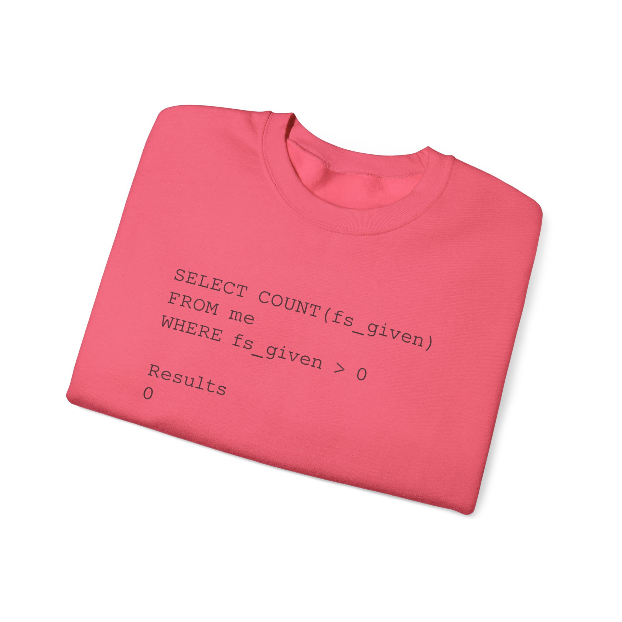 SELECT COUNT Funny SQL Sweatshirt for Data Engineers & Developers - Image 75