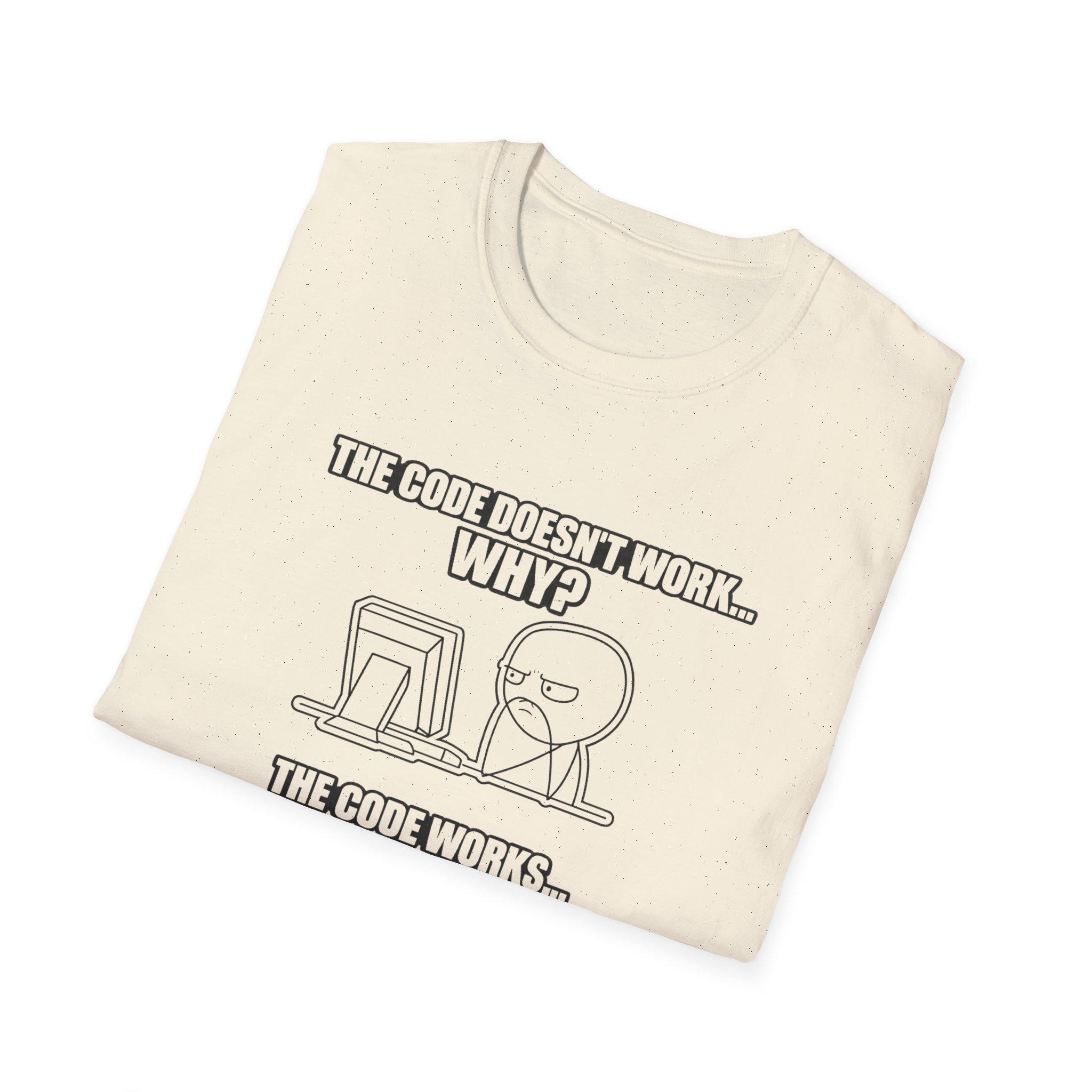 Now That Is a Powerful Cat — Funny AI Meme T-Shirt for Tech Nerds - Image 26