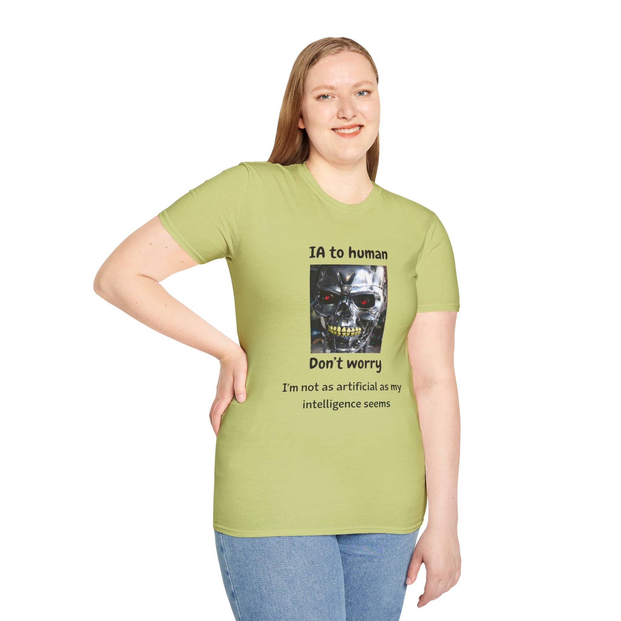 IA to Human Don't Worry — Funny AI Humor T-Shirt for Tech & Developers - Image 71