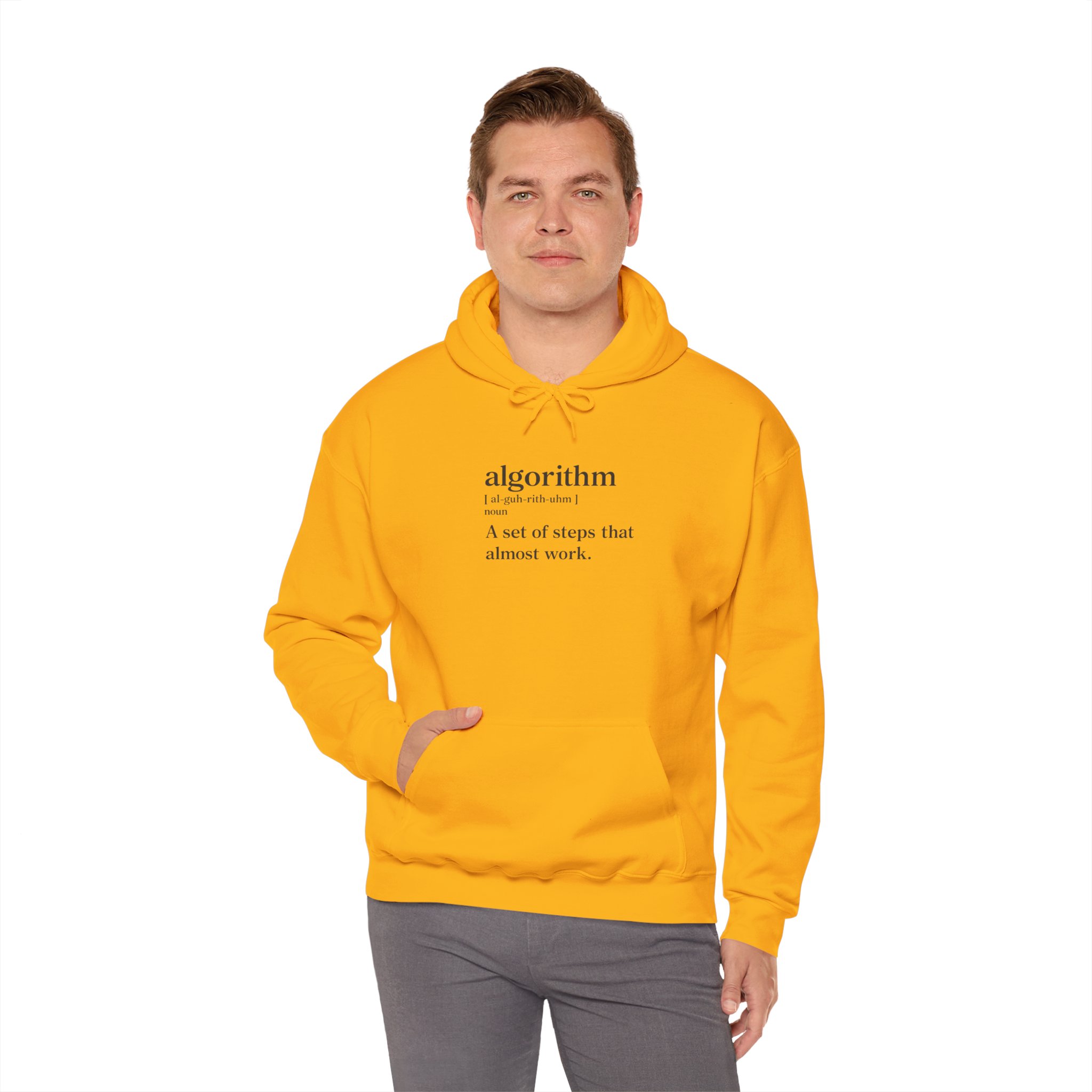 Algorithm Definition – A Set of Steps That Almost Work Funny Hoodie - Image 63