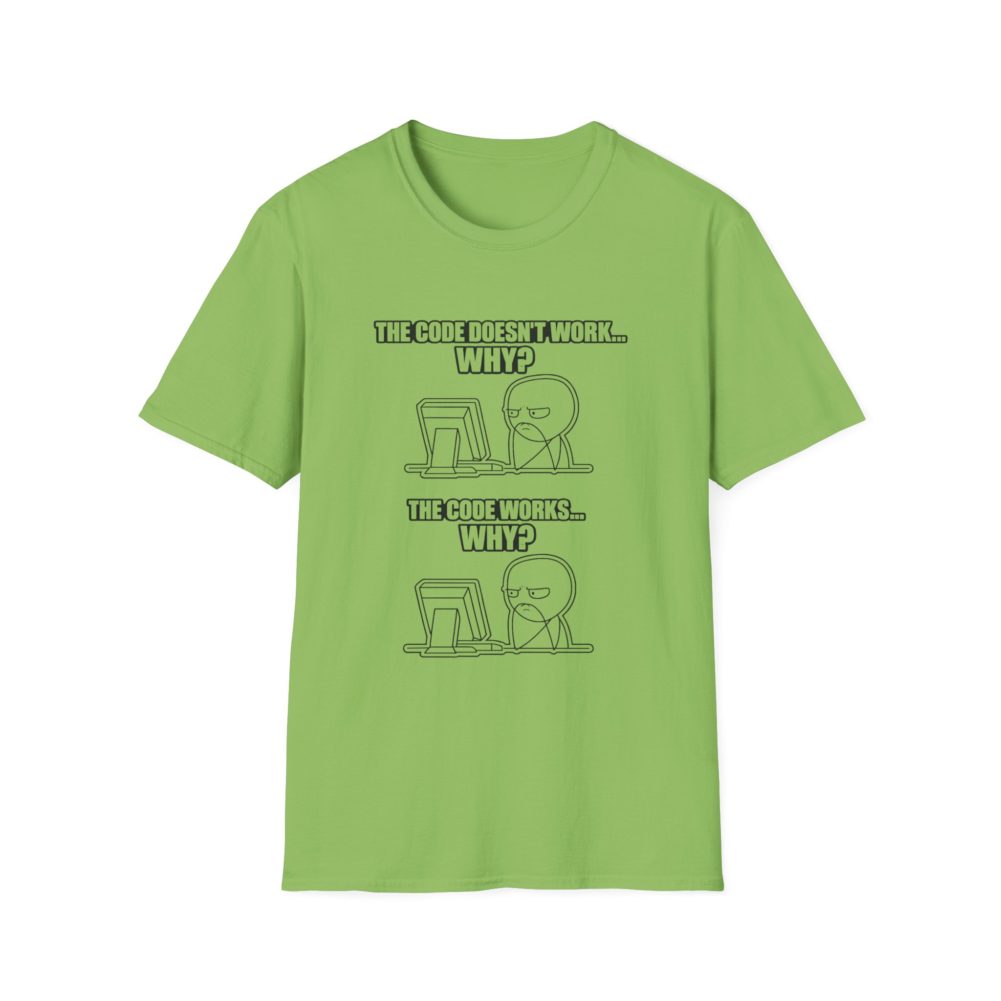 Now That Is a Powerful Cat — Funny AI Meme T-Shirt for Tech Nerds - Image 111