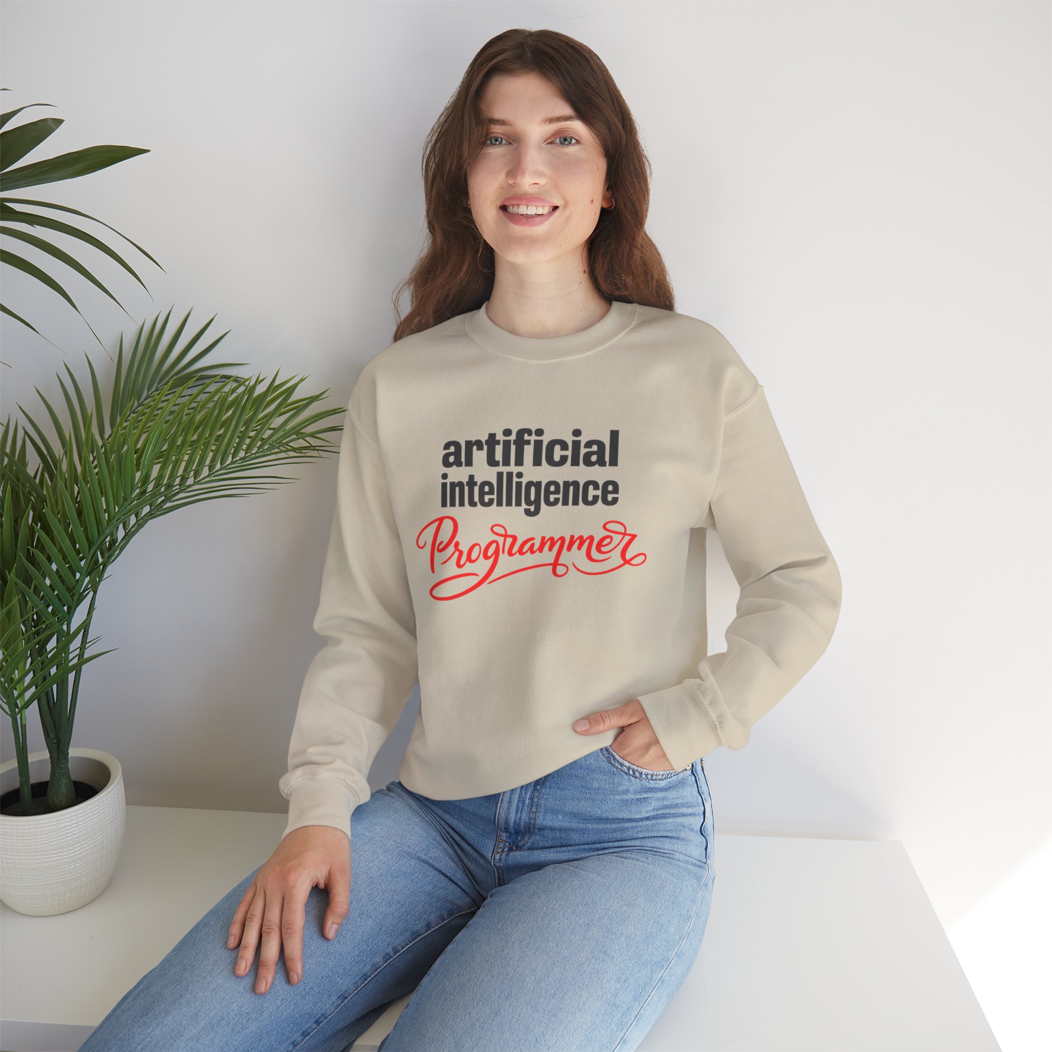 Artificial Intelligence Programmer Sweatshirt | Bold Script Developer Hoodie - Image 34