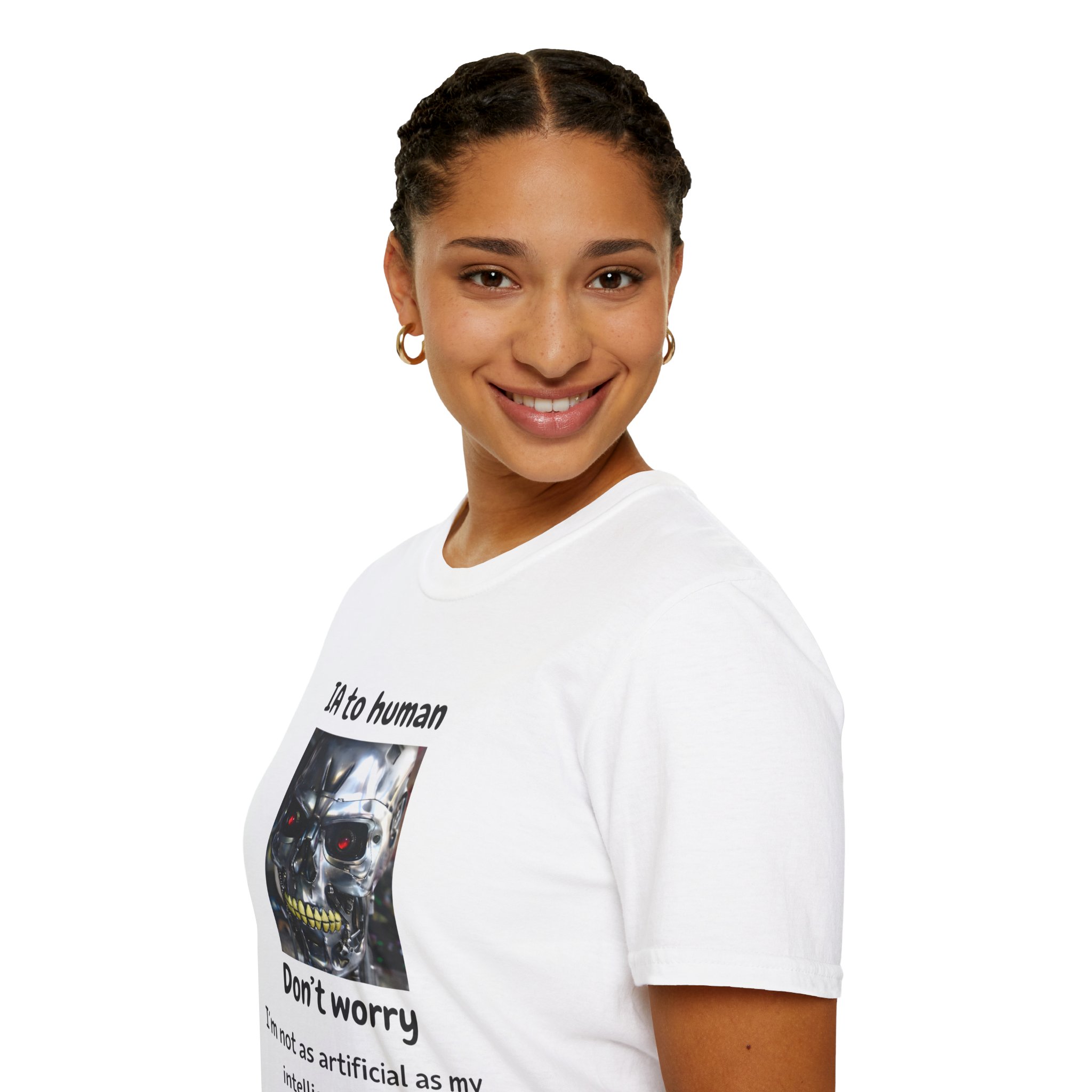 IA to Human Don't Worry — Funny AI Humor T-Shirt for Tech & Developers - Image 15