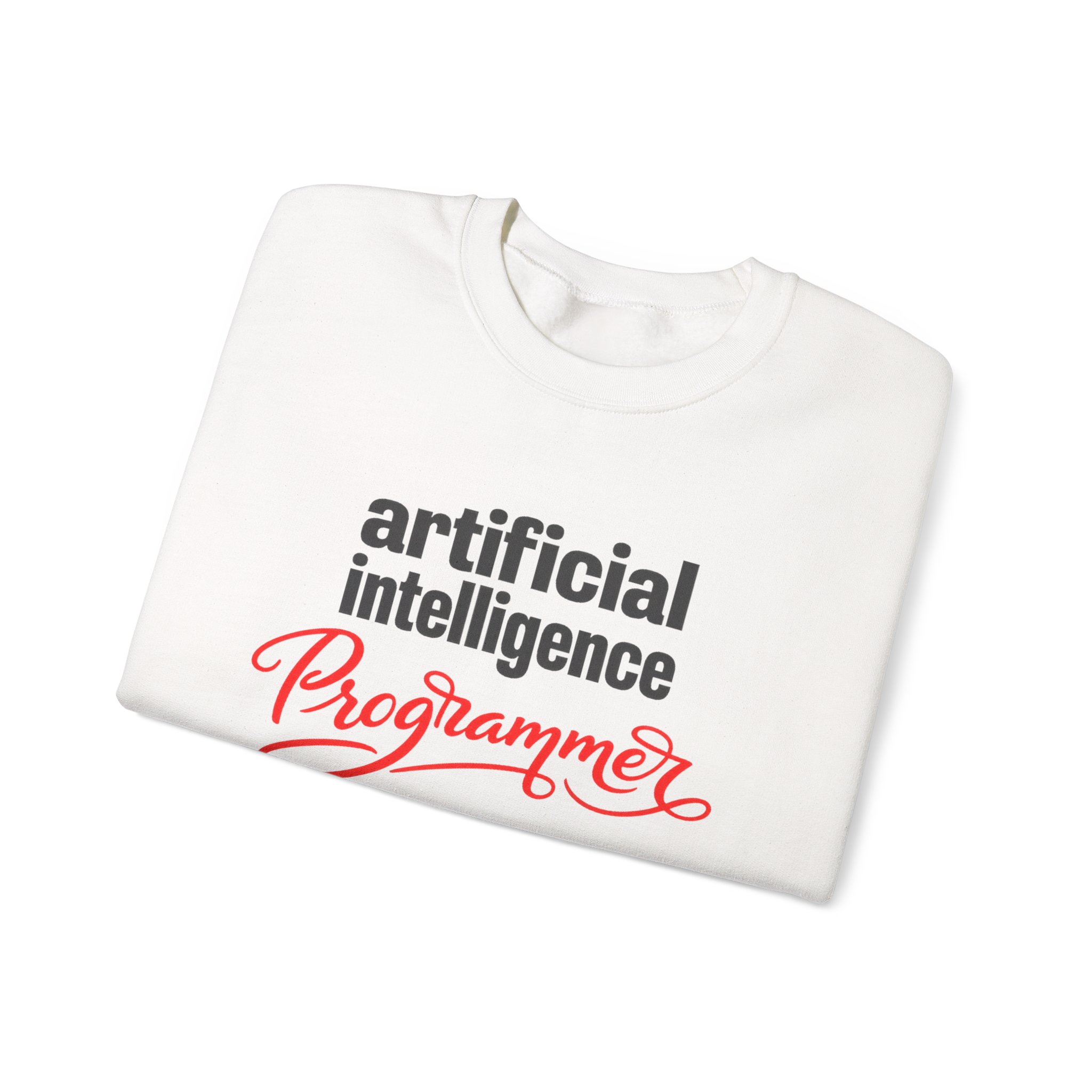 Artificial Intelligence Programmer Sweatshirt | Bold Script Developer Hoodie - Image 13