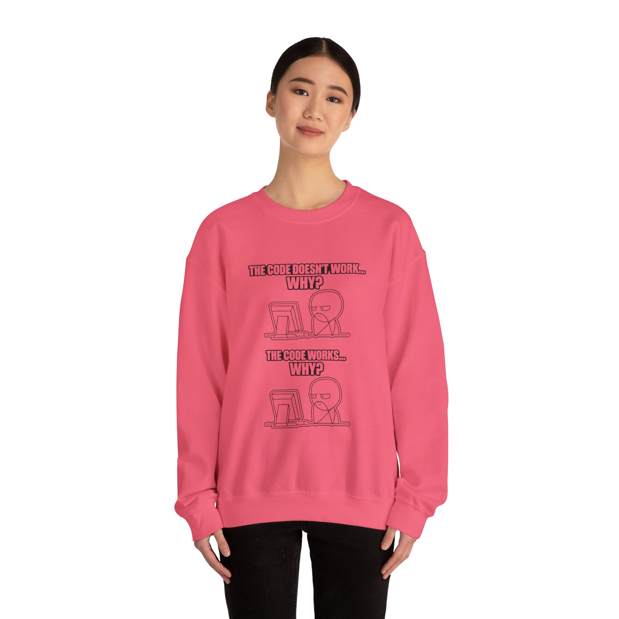Now That Is a Powerful Cat — AI Meme Sweatshirt for Developers & Tech Fans - Image 76