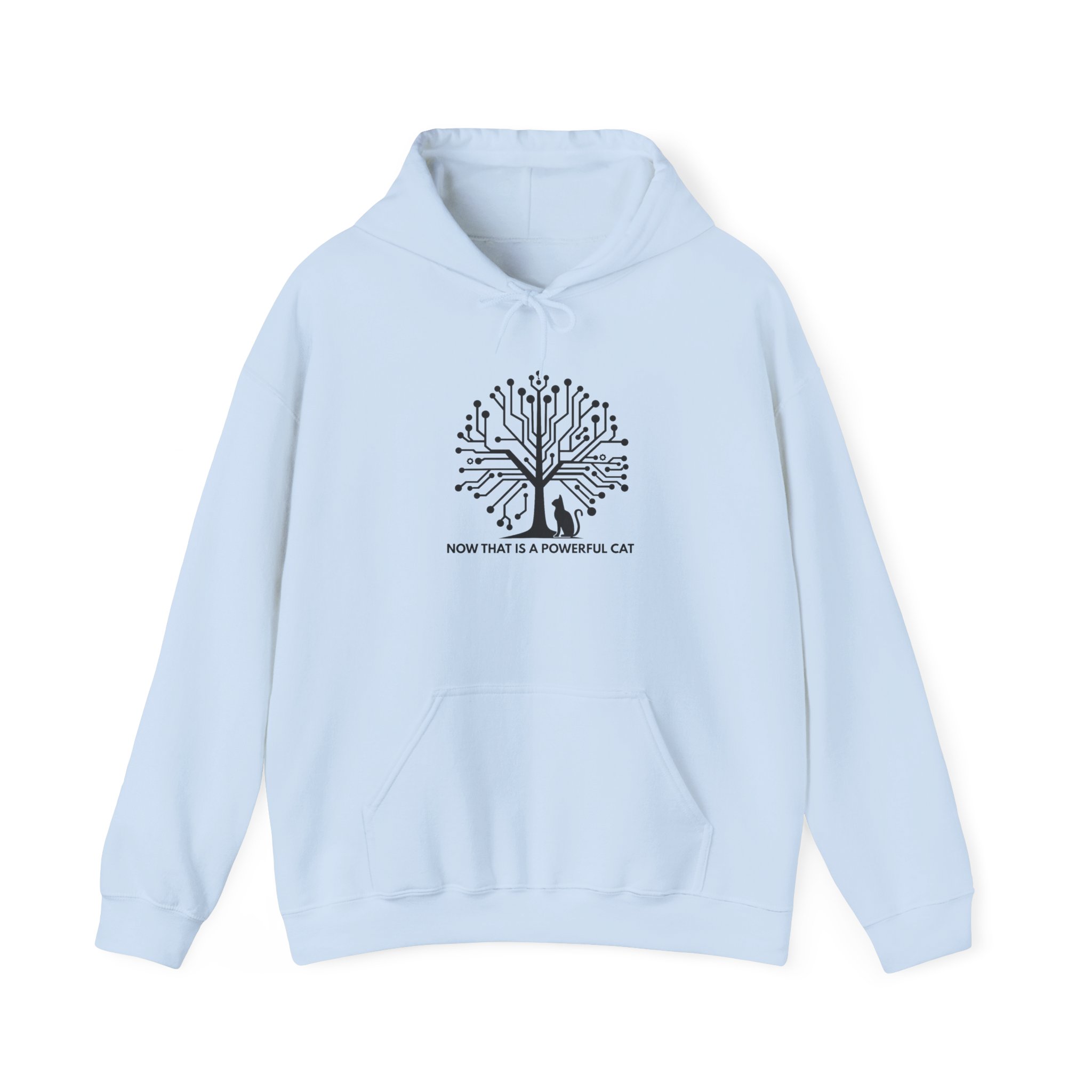 Neural Tree Cat Hoodie | AI Nature Pullover for Developers & Cat Lovers - Image 73