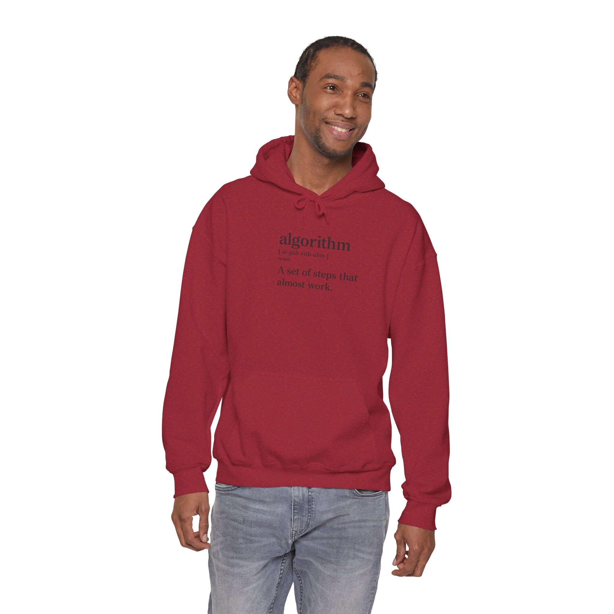 Algorithm Definition – A Set of Steps That Almost Work Funny Hoodie - Image 152