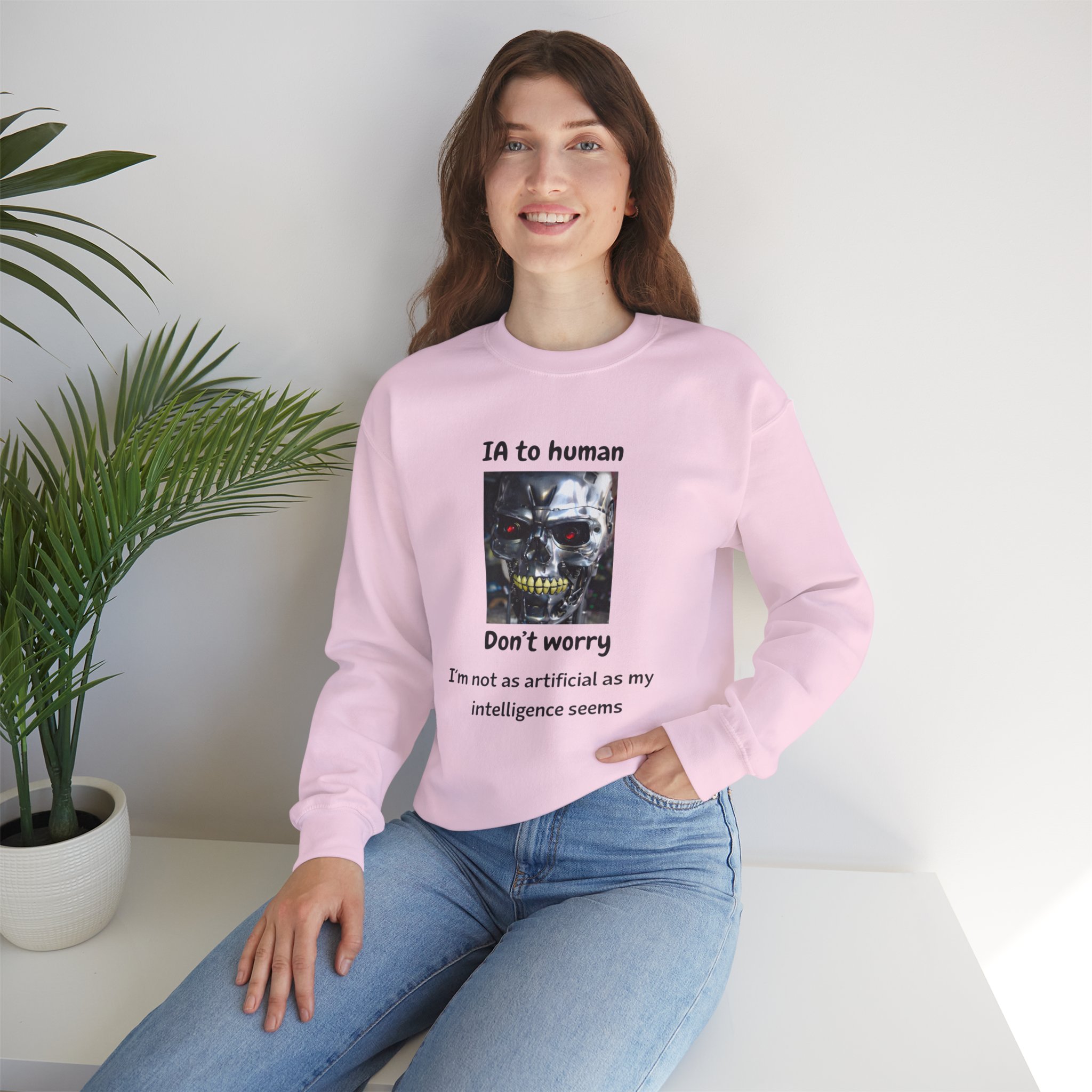 IA to Human Don't Worry — Funny AI Sweatshirt Gift for Developers - Image 78