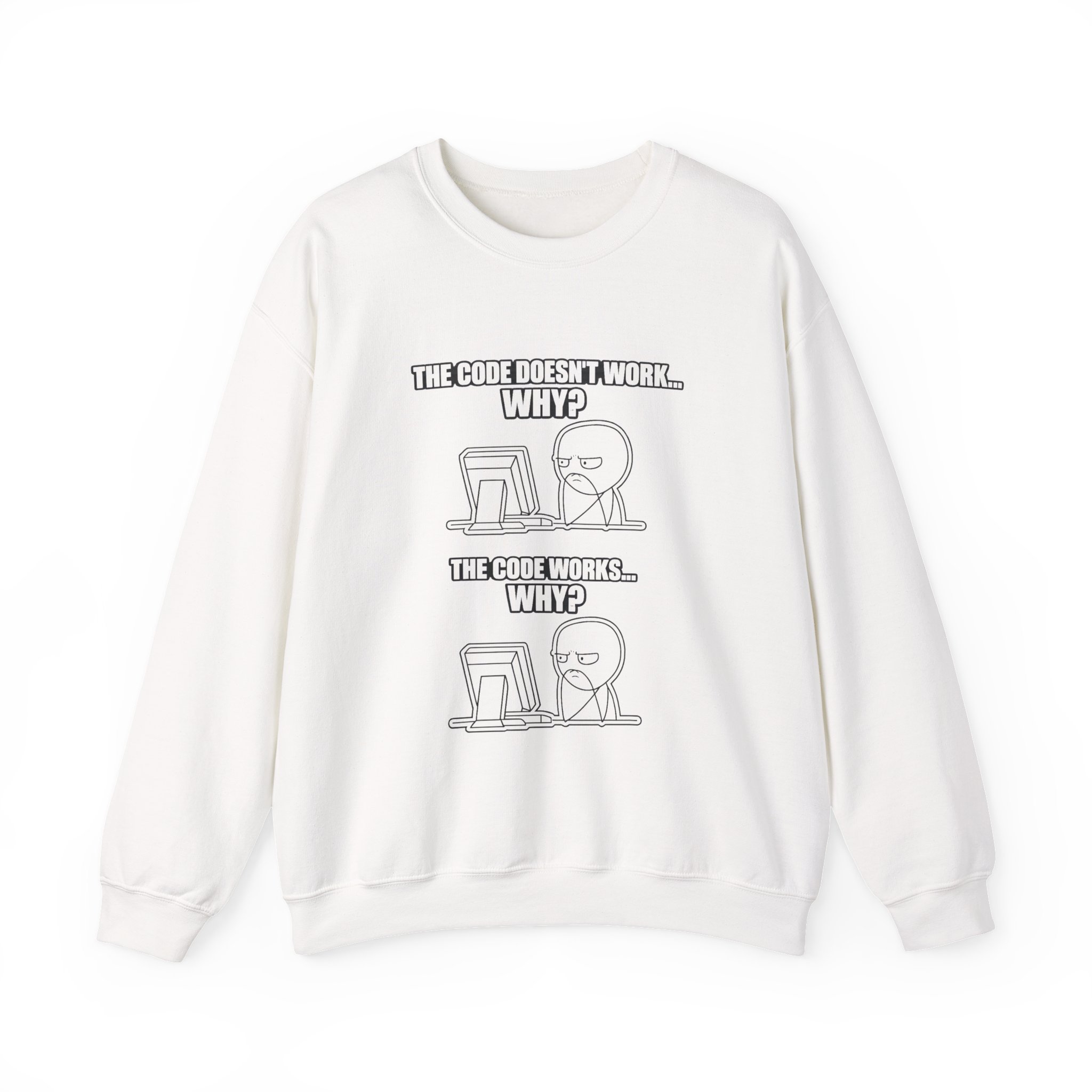 Now That Is a Powerful Cat — AI Meme Sweatshirt for Developers & Tech Fans - Image 15
