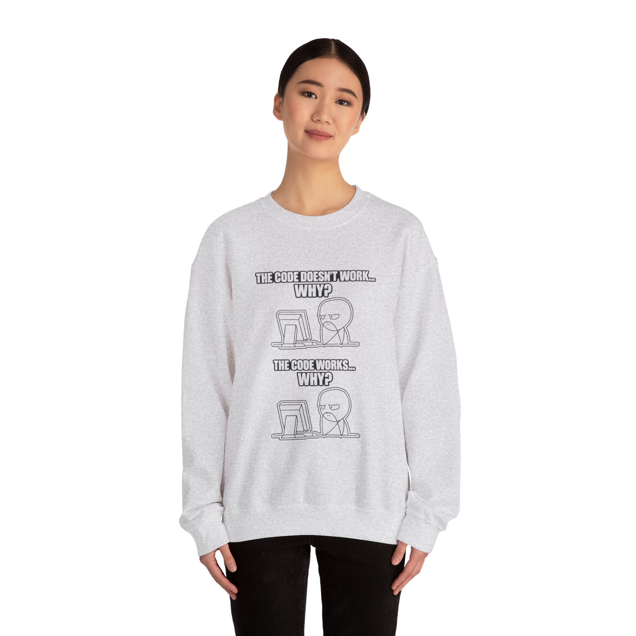 Now That Is a Powerful Cat — AI Meme Sweatshirt for Developers & Tech Fans - Image 31