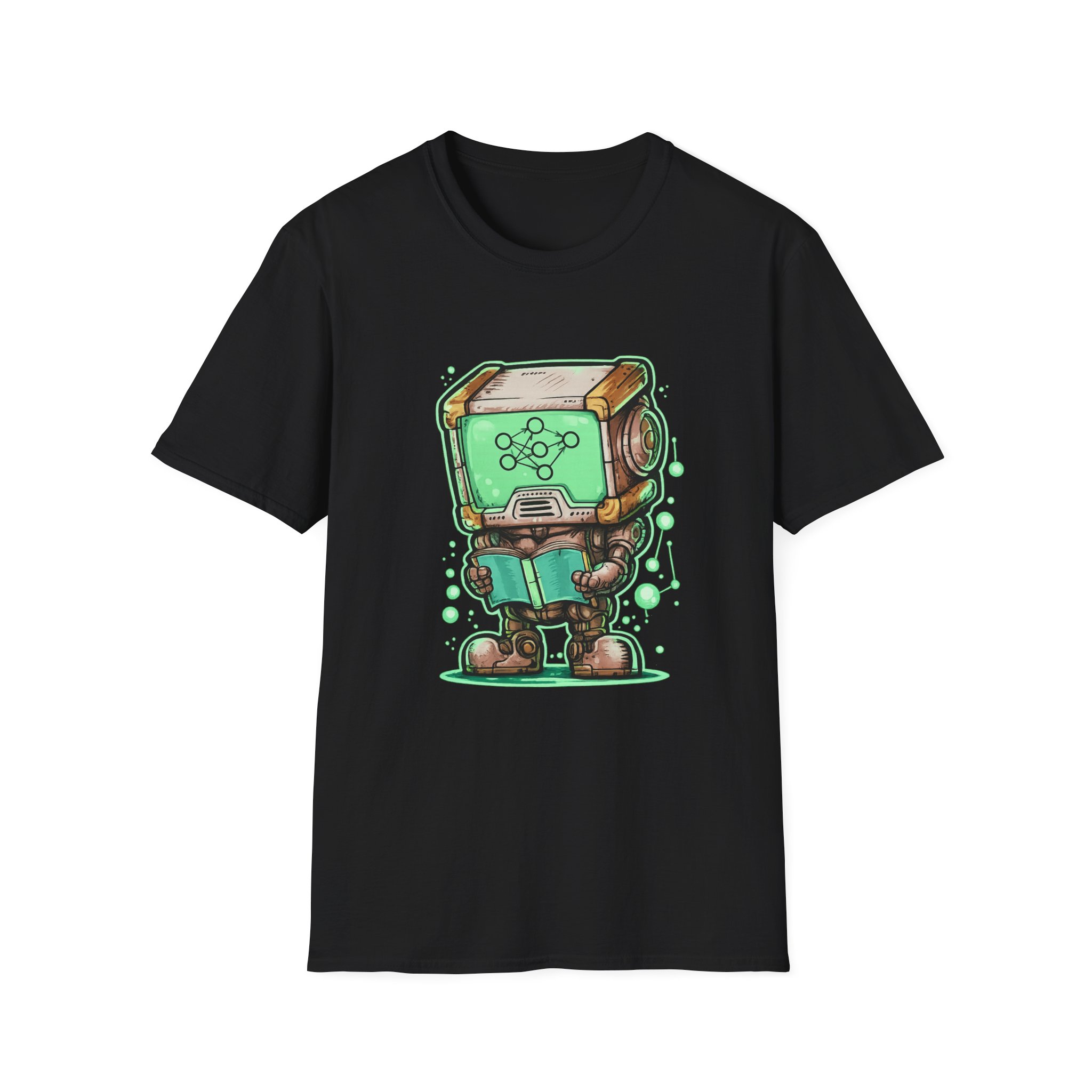 AI Robot Reading Tee | Neural Network Shirt for ML Engineers - Image 19