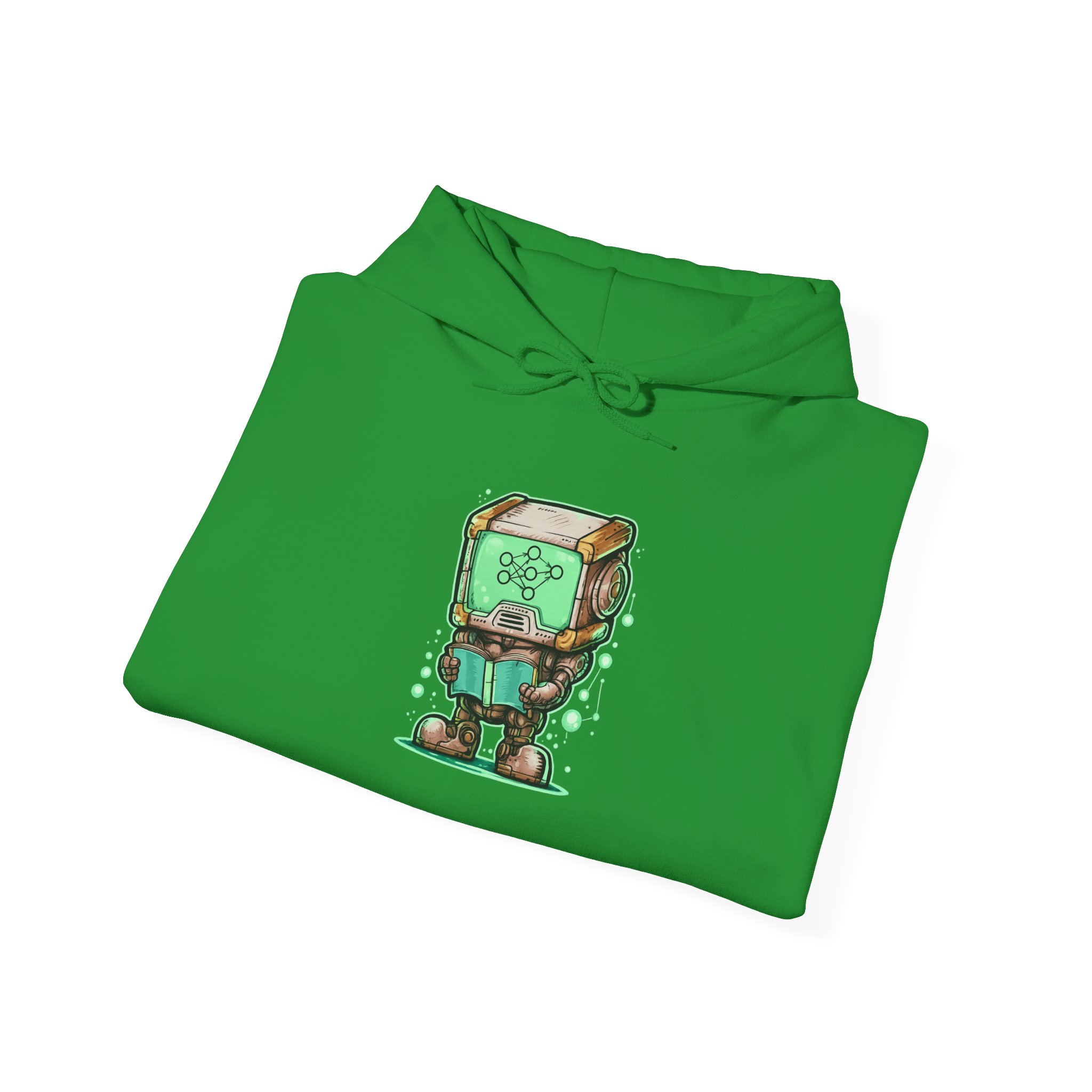 AI Robot Reading Hoodie | Neural Network Sweatshirt for ML Engineers - Image 67