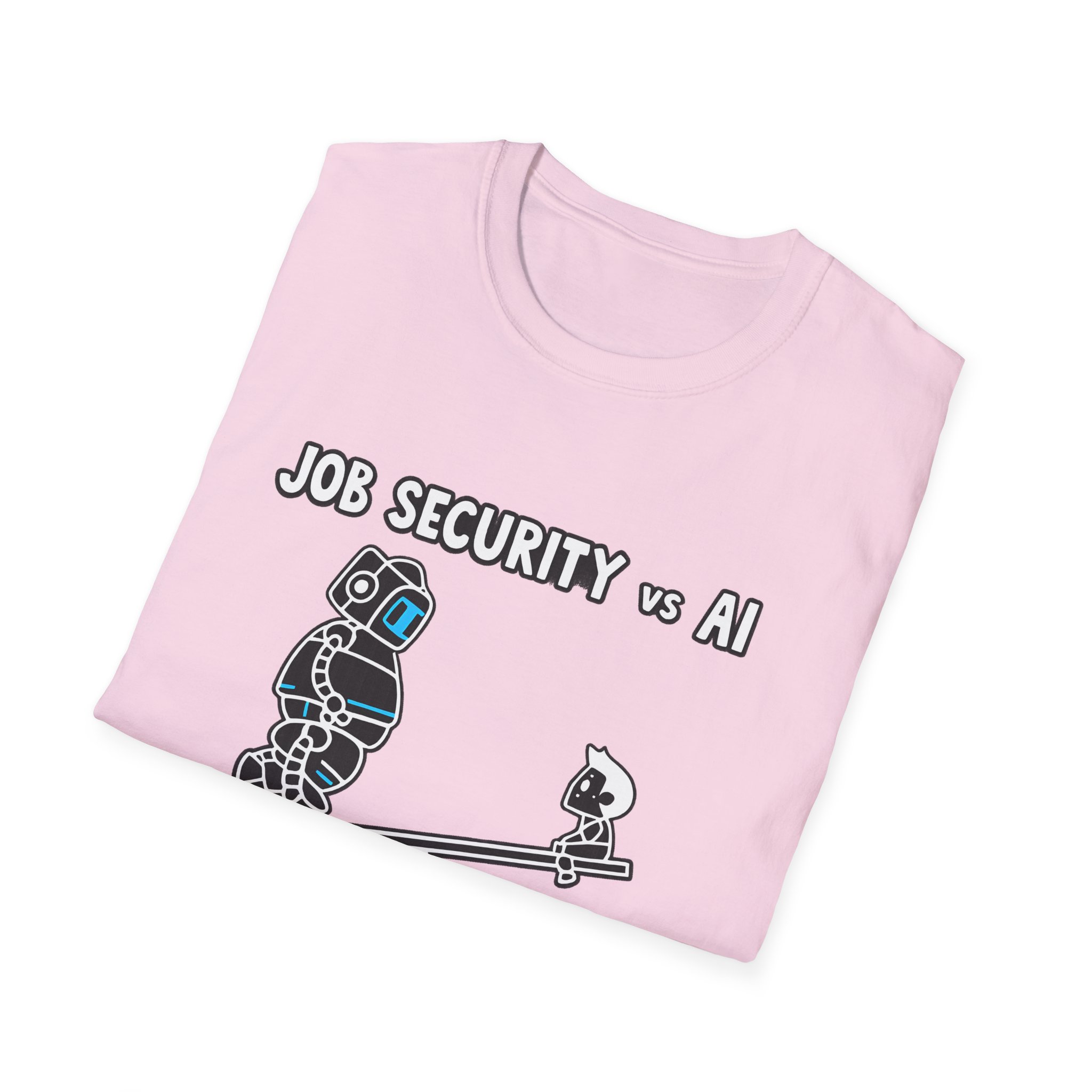 POV You're An AI And It's Monday – Funny Tired Robot Graphic T-Shirt - Image 158
