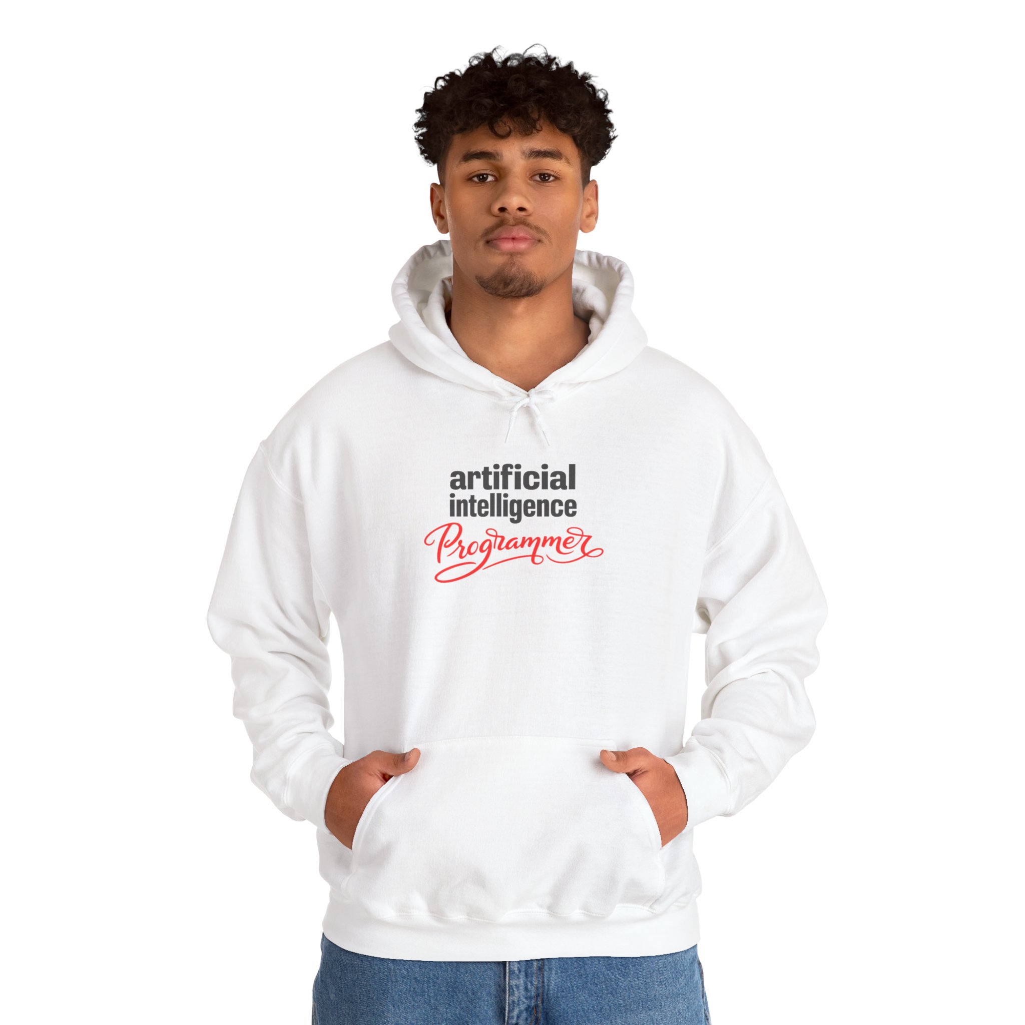 Artificial Intelligence Programmer Hoodie | Bold Script Developer Sweatshirt - Image 15