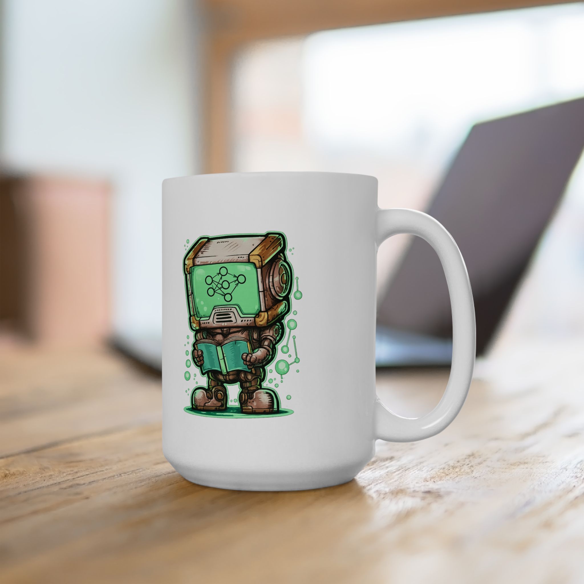 Neural Network Robot Coffee Mug — Funny AI Developer Gift for Machine Learning Engineers and Data Scientists - Image 9