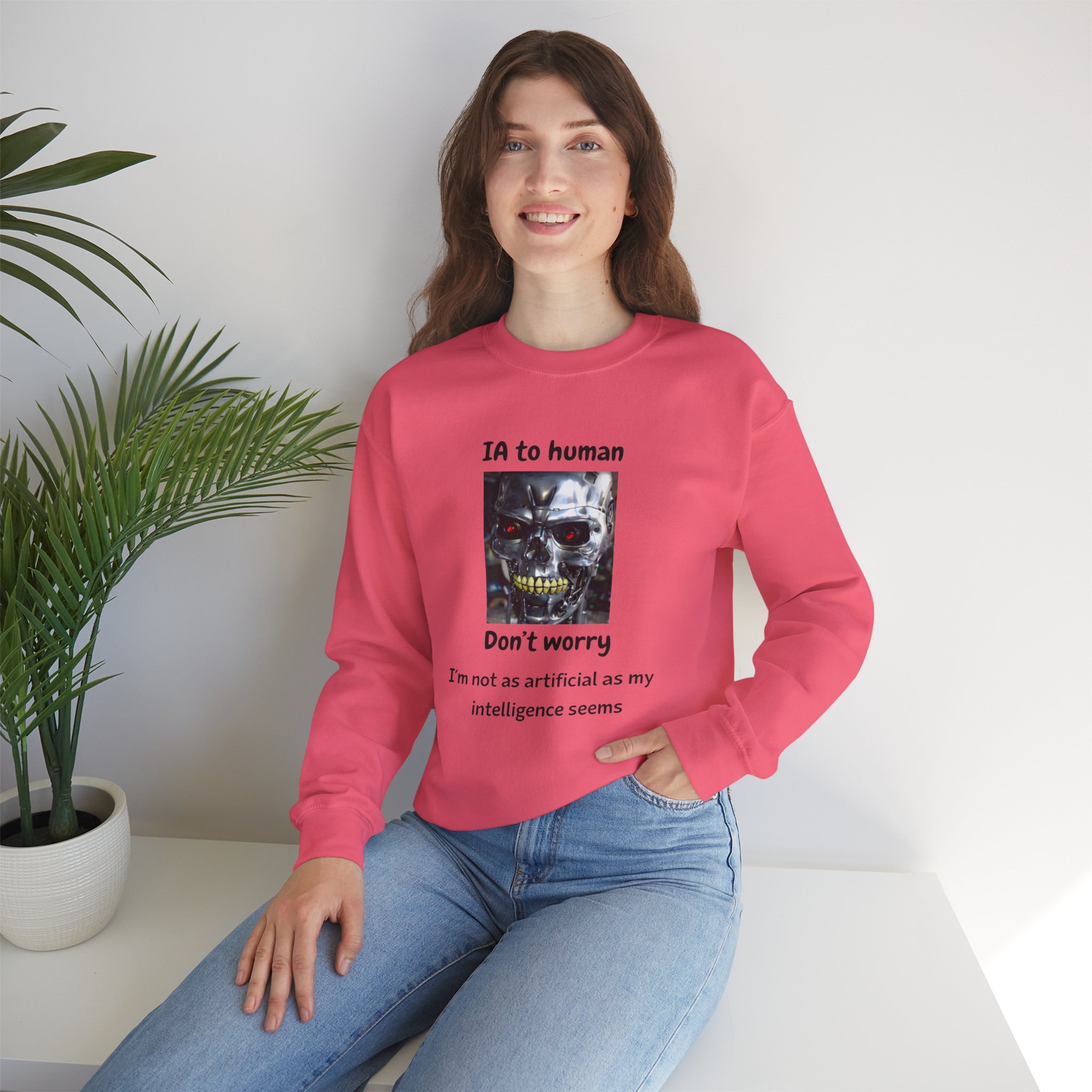 IA to Human Don't Worry — Funny AI Sweatshirt Gift for Developers - Image 88