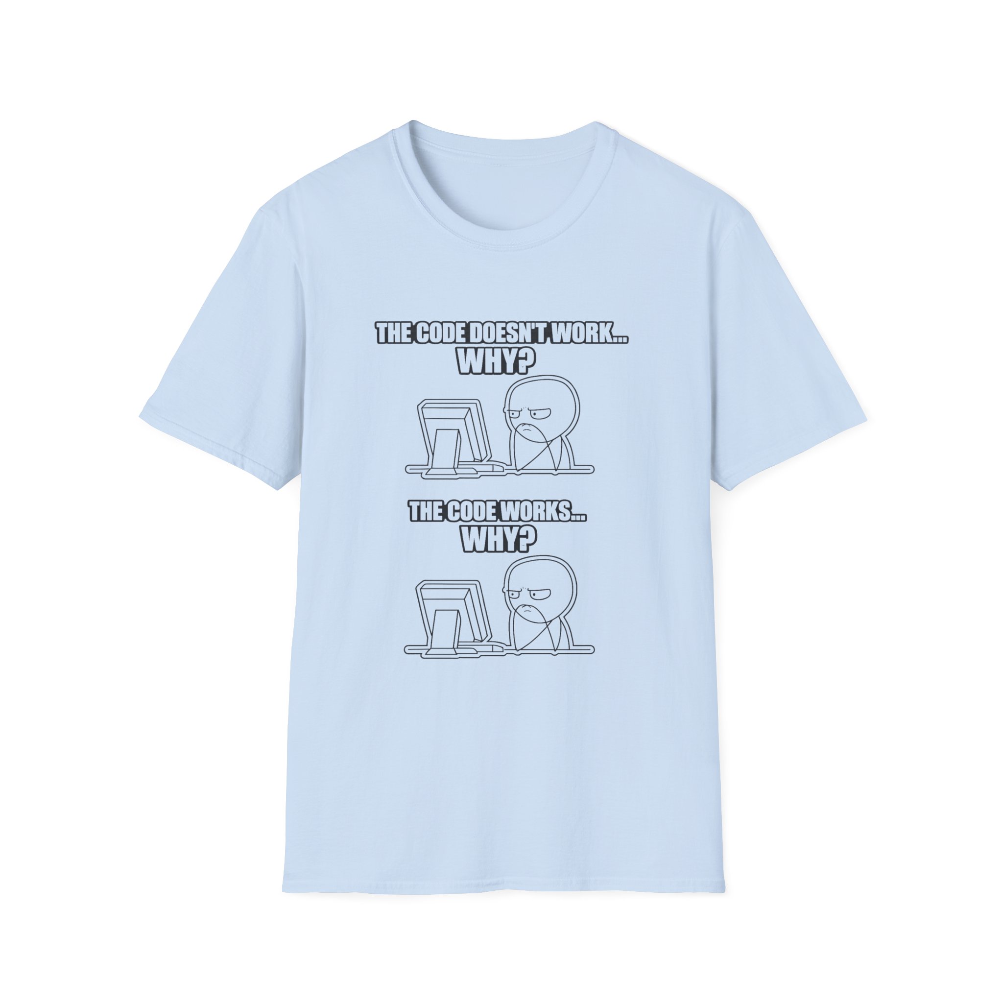 Now That Is a Powerful Cat — Funny AI Meme T-Shirt for Tech Nerds - Image 100