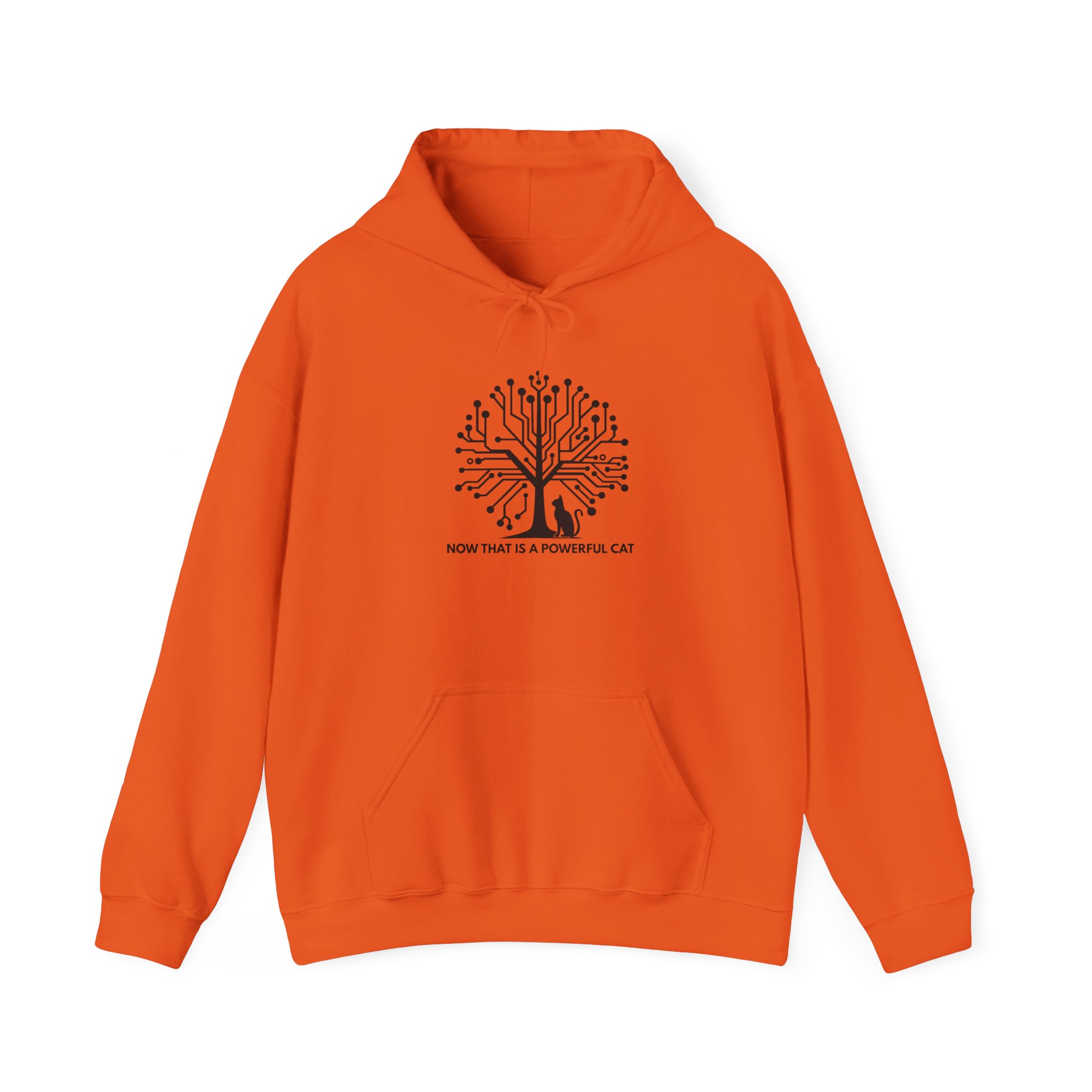 Neural Tree Cat Hoodie | AI Nature Pullover for Developers & Cat Lovers - Image 55