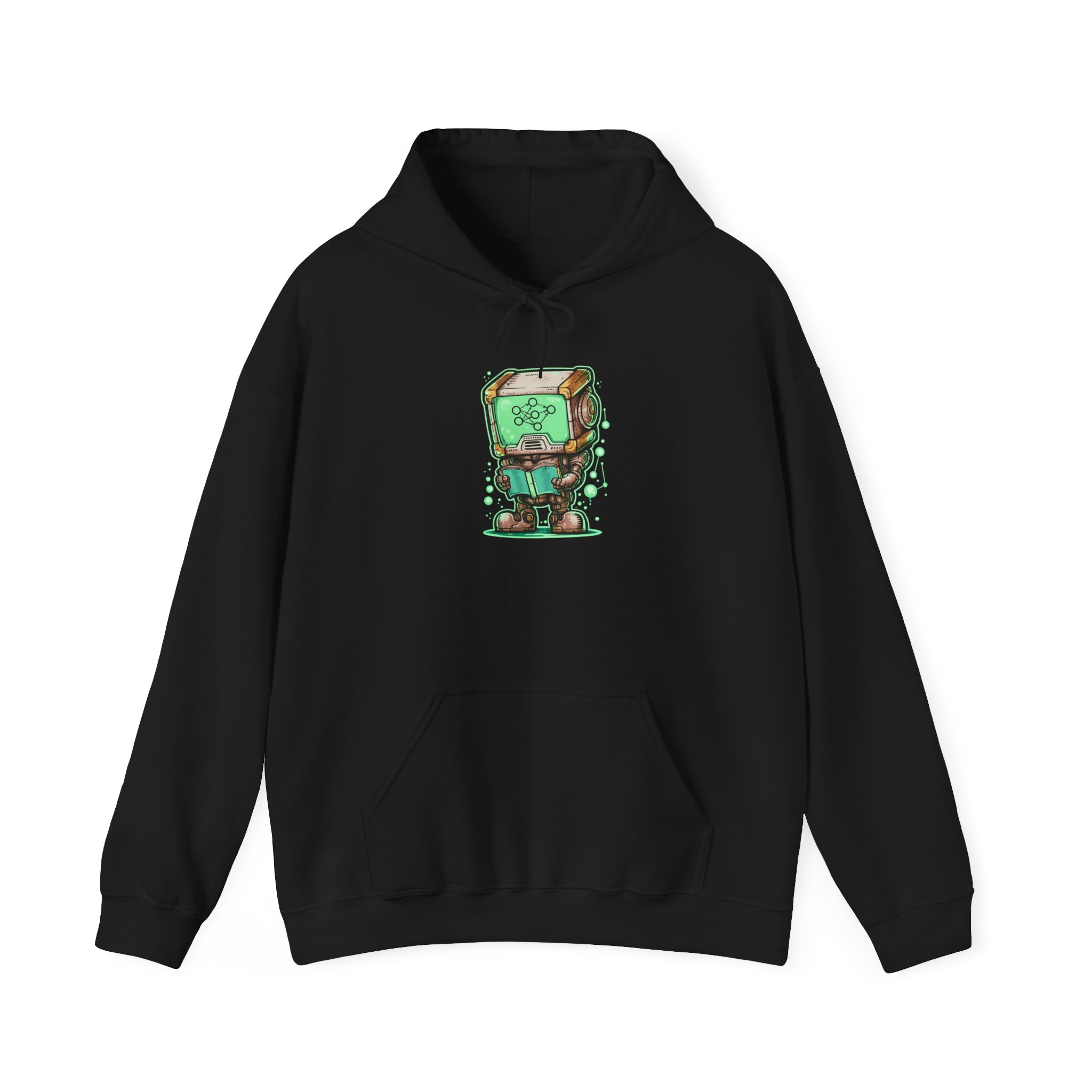 AI Robot Reading Hoodie | Neural Network Sweatshirt for ML Engineers - Image 28