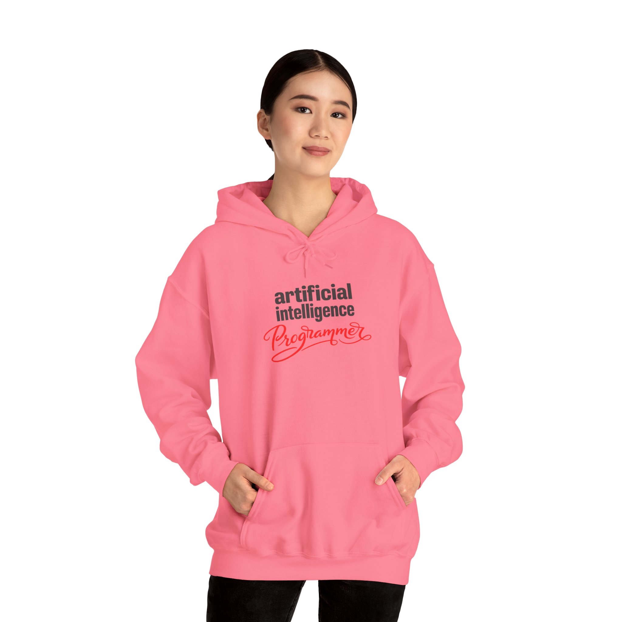 Artificial Intelligence Programmer Hoodie | Bold Script Developer Sweatshirt - Image 106