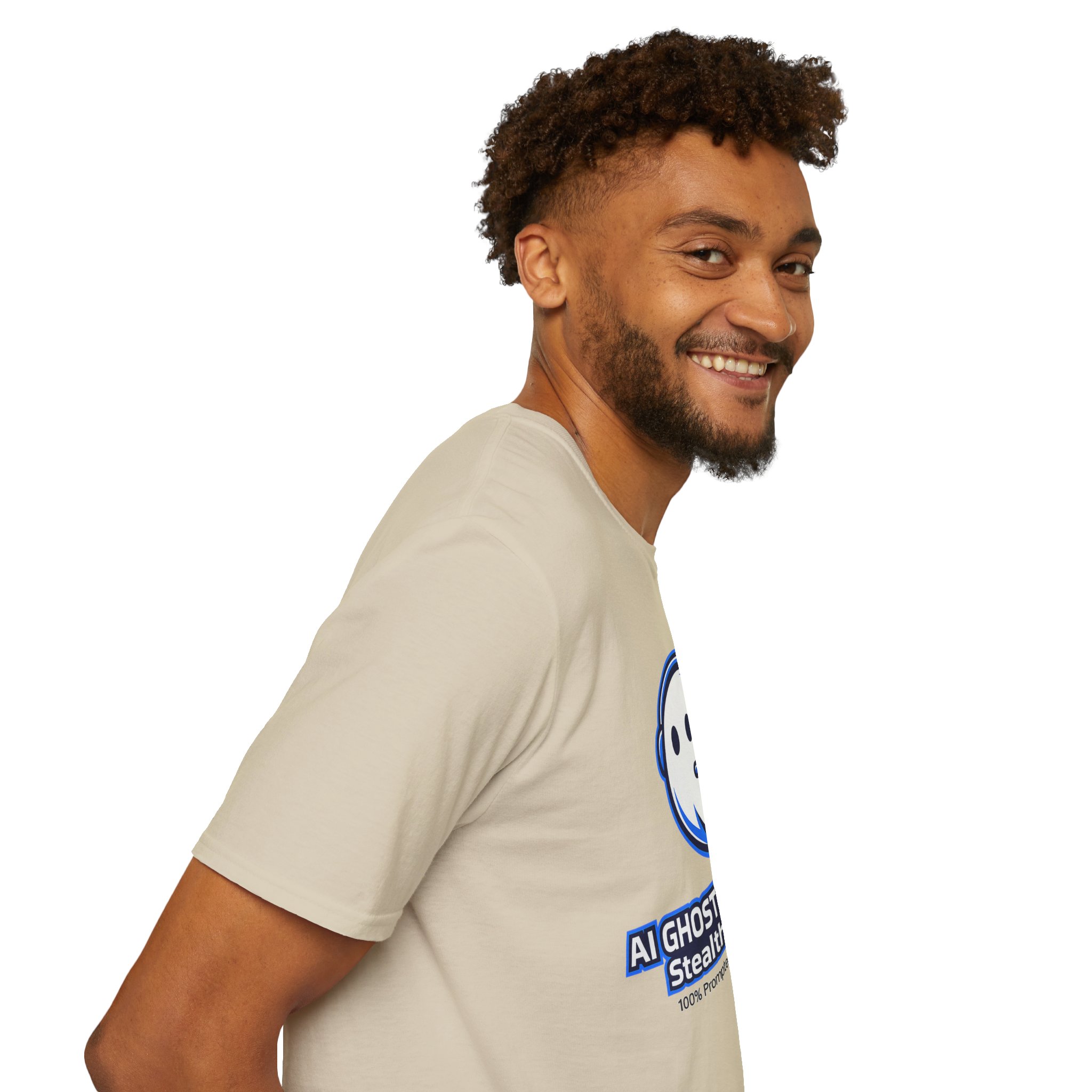 AI Ghost Worker Stealth Mode – 100% Prompted 0% Present Funny T-Shirt - Image 31