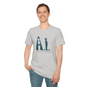 AI Human Silhouette – Artificial Intelligence Conceptual Graphic T-Shirt