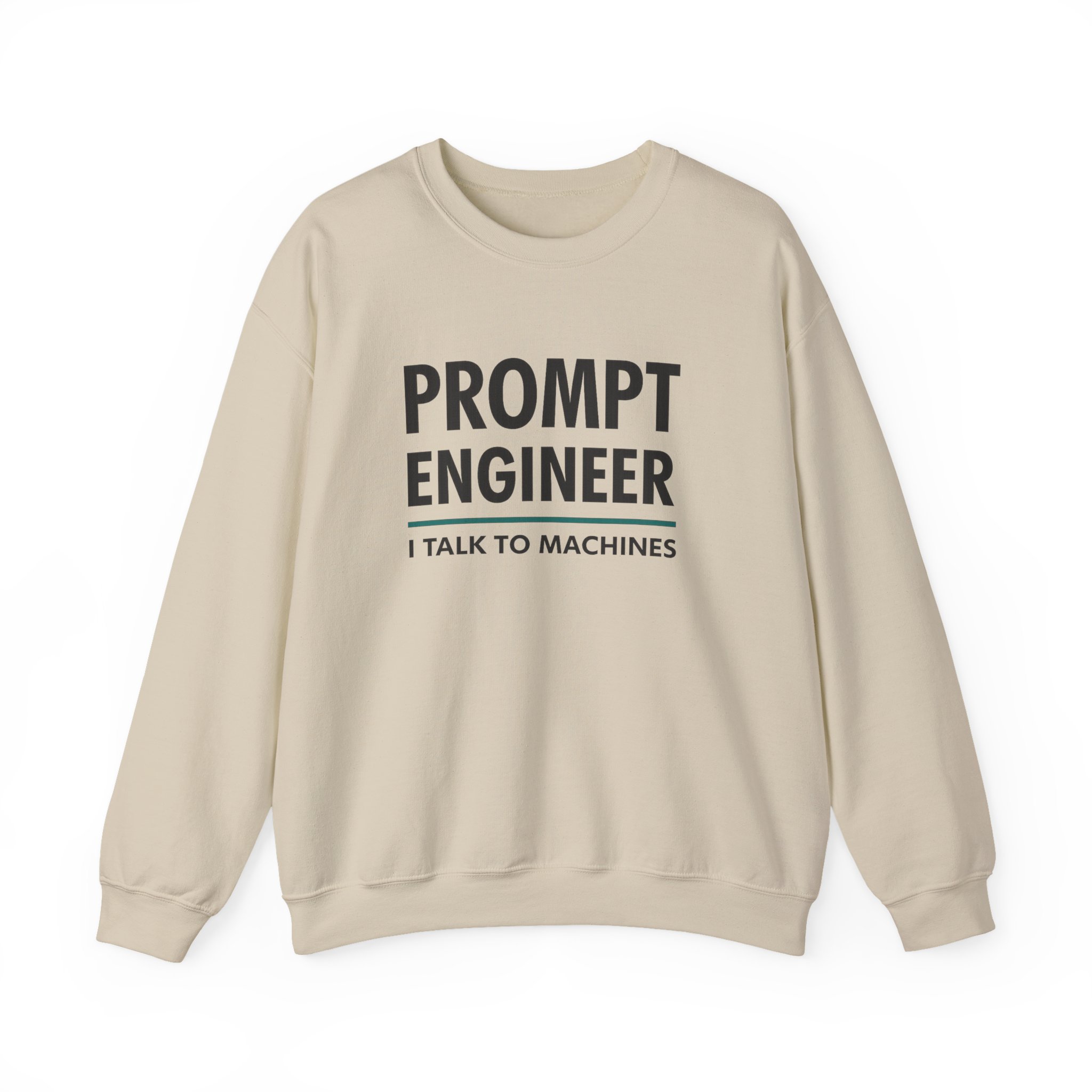 Prompt Engineer I Talk To Machines – Funny AI Job Title Crewneck - Image 28