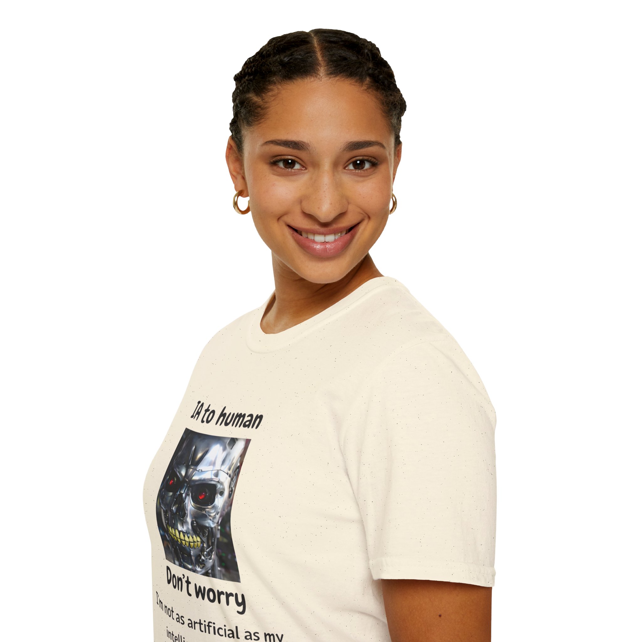 IA to Human Don't Worry — Funny AI Humor T-Shirt for Tech & Developers - Image 62