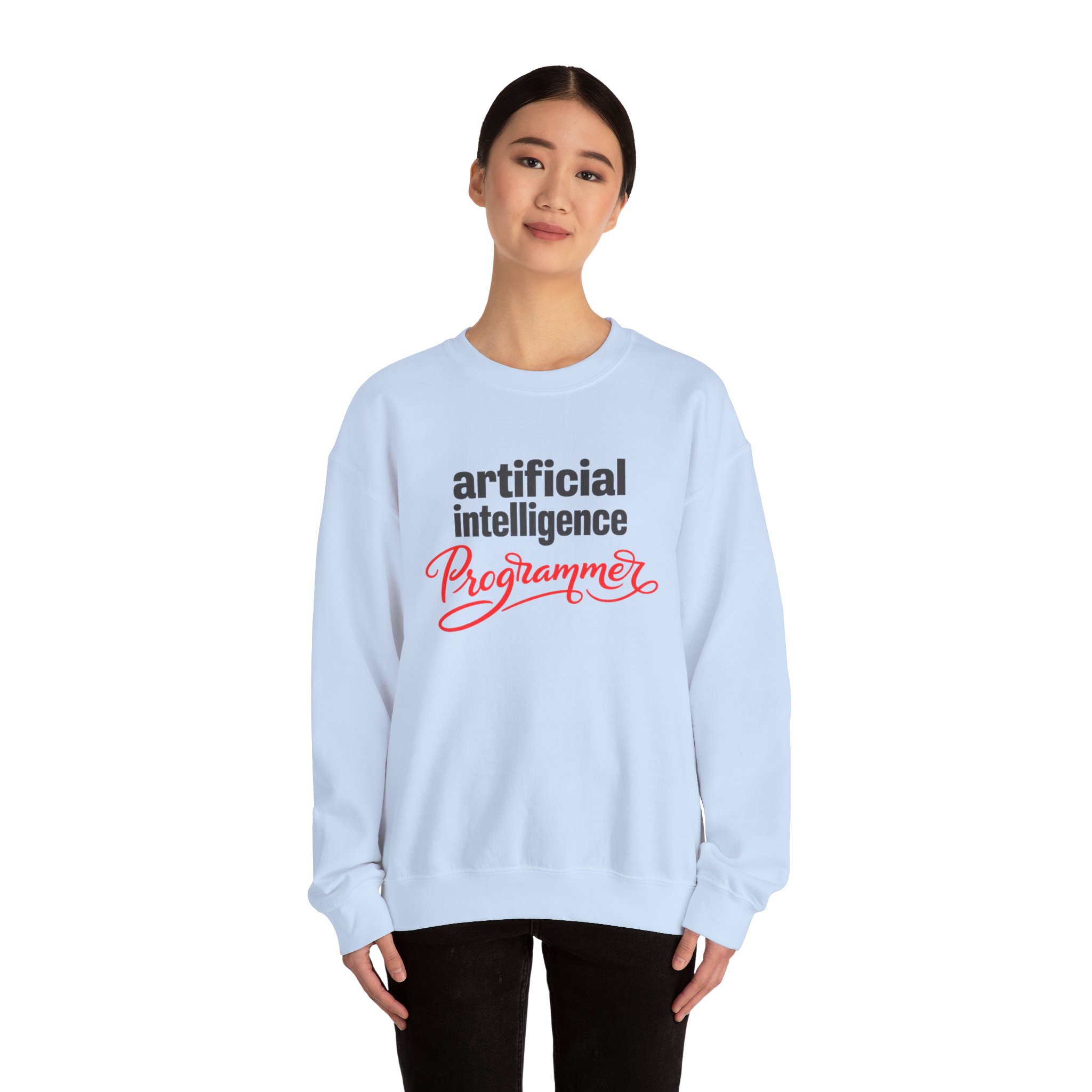 Artificial Intelligence Programmer Sweatshirt | Bold Script Developer Hoodie - Image 39