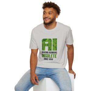 AI Making Humans Obsolete Since 1956 Tee | Funny Tech Shirt