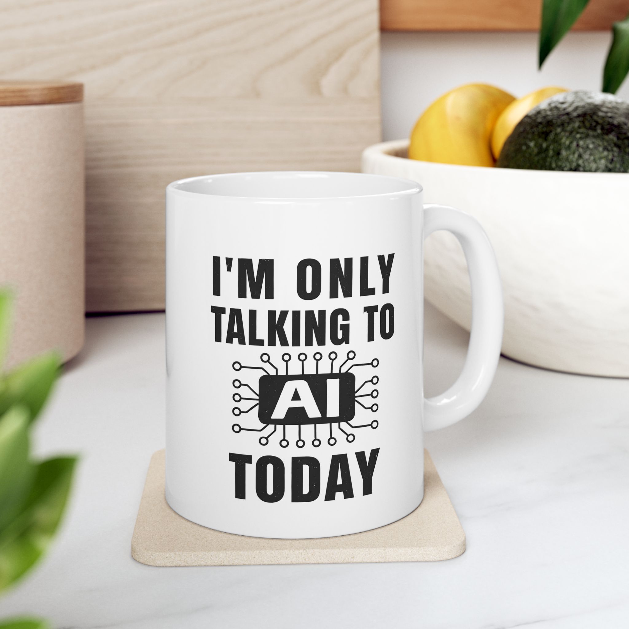 I'm Only Talking to AI Today Mug | Funny Introvert Tech Coffee Cup Gift - Image 7