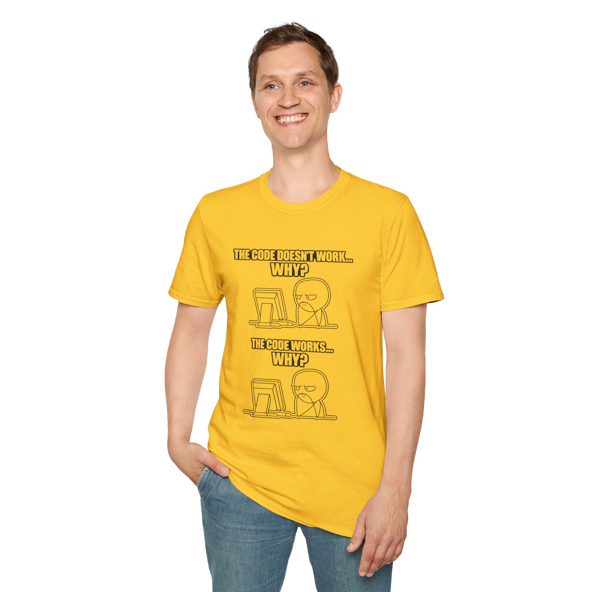 Now That Is a Powerful Cat — Funny AI Meme T-Shirt for Tech Nerds - Image 17