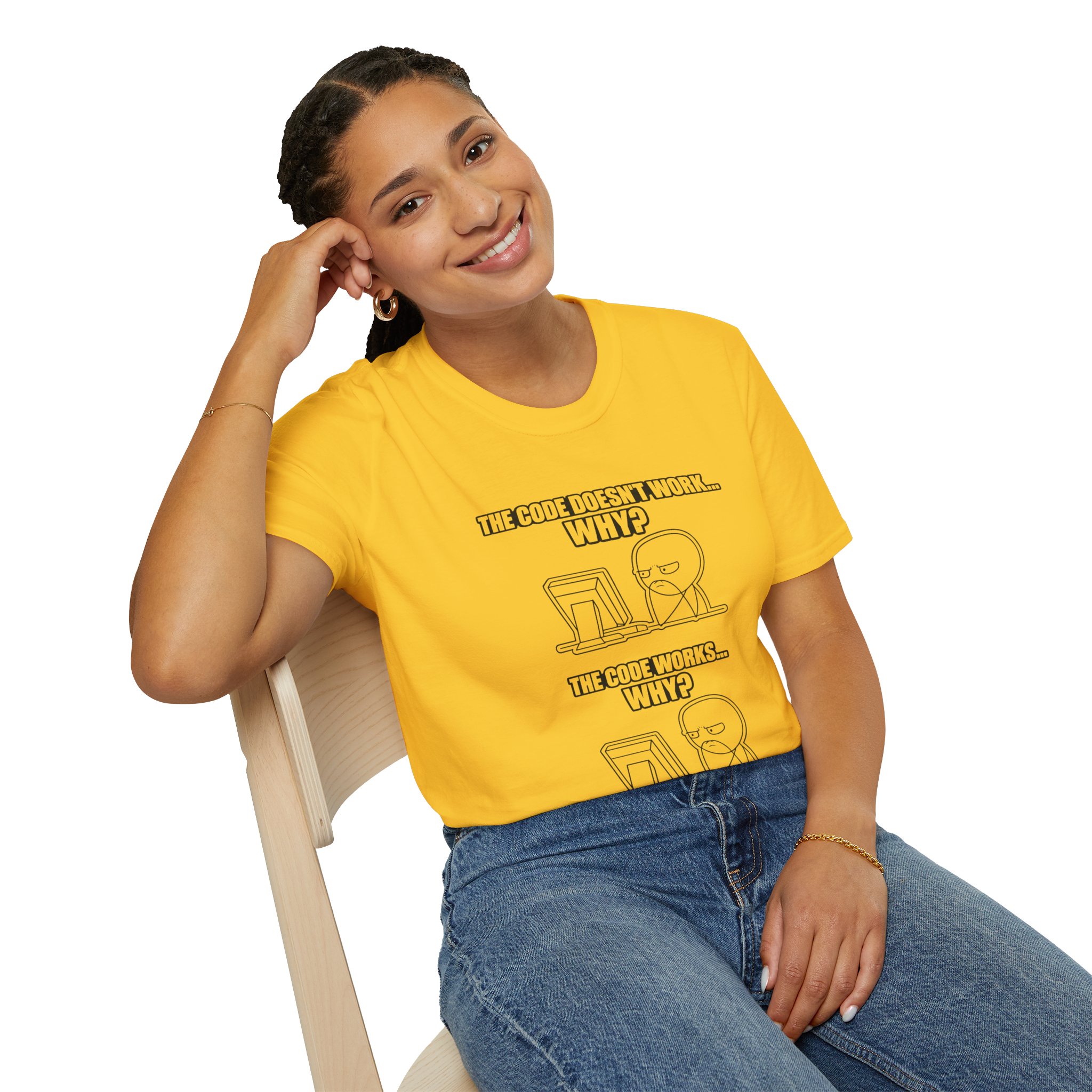 Now That Is a Powerful Cat — Funny AI Meme T-Shirt for Tech Nerds - Image 19