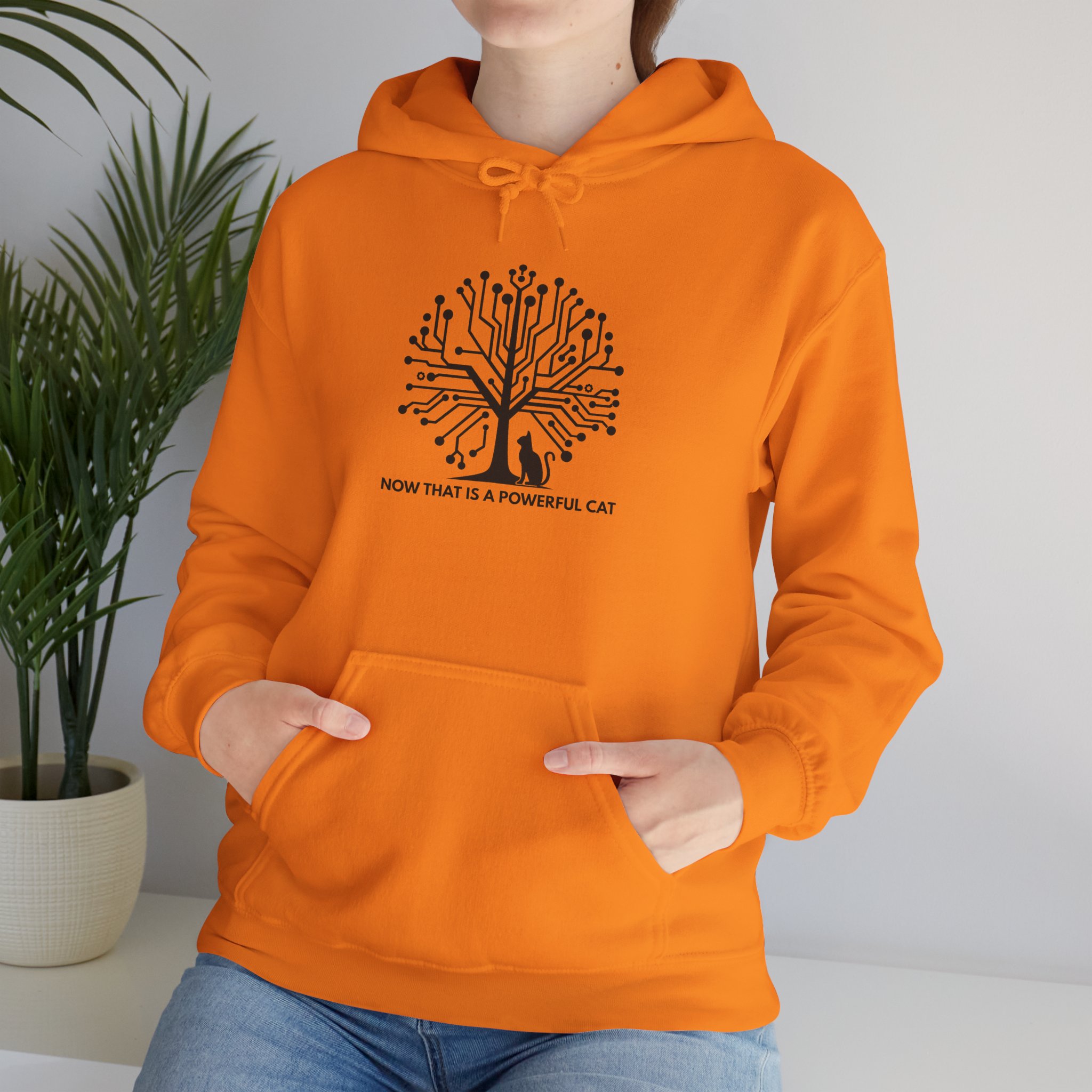 Neural Tree Cat Hoodie | AI Nature Pullover for Developers & Cat Lovers - Image 71