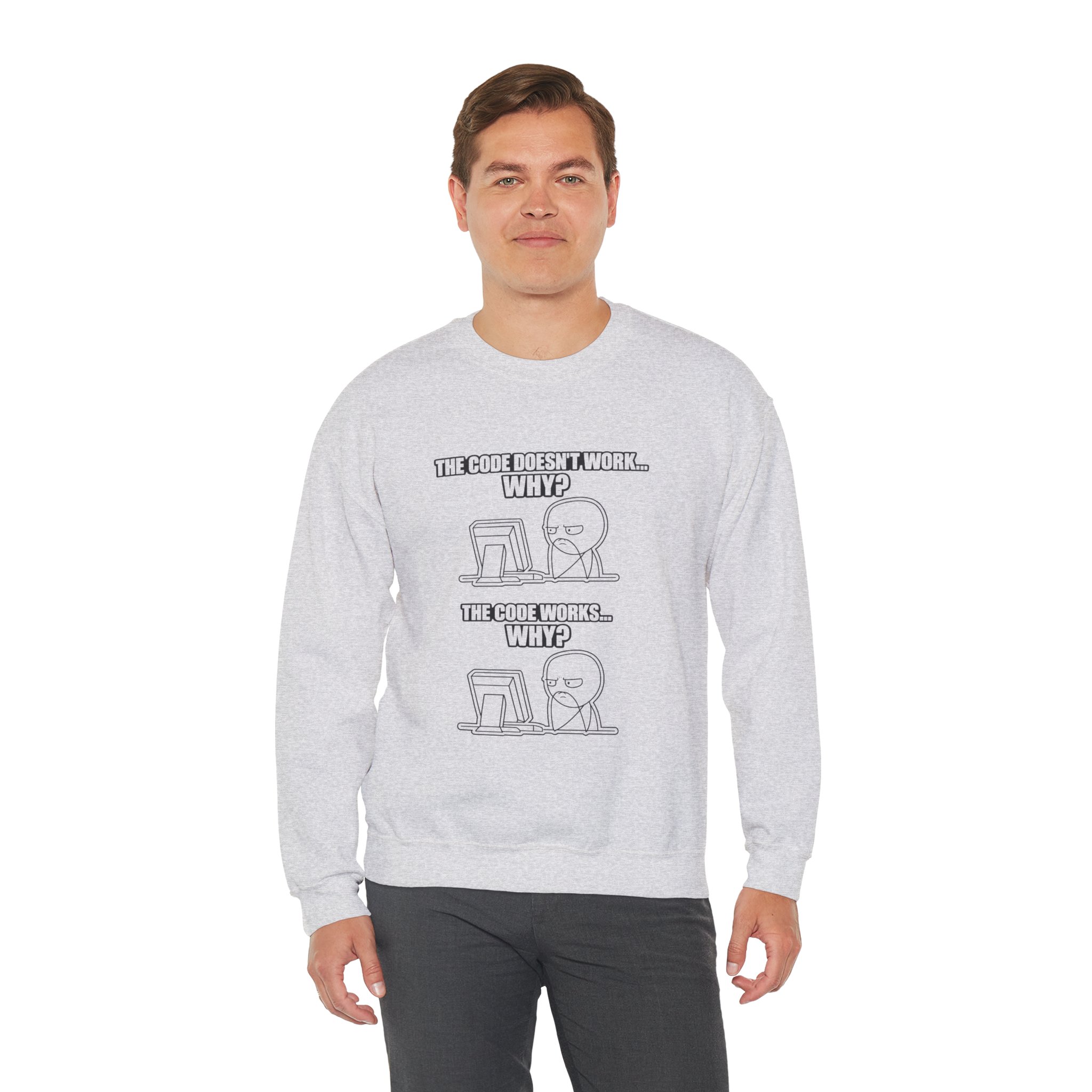 Now That Is a Powerful Cat — AI Meme Sweatshirt for Developers & Tech Fans - Image 24