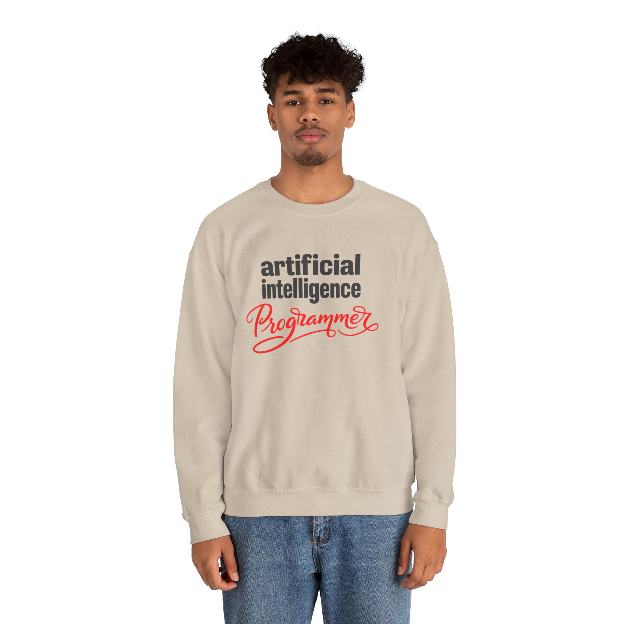Artificial Intelligence Programmer Sweatshirt | Bold Script Developer Hoodie - Image 33
