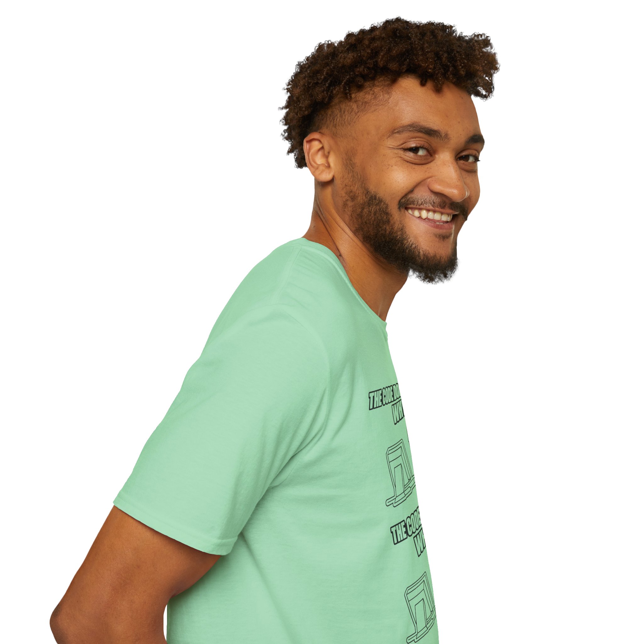 Now That Is a Powerful Cat — Funny AI Meme T-Shirt for Tech Nerds - Image 130