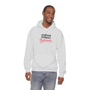 Artificial Intelligence Programmer Hoodie | Bold Script Developer Sweatshirt